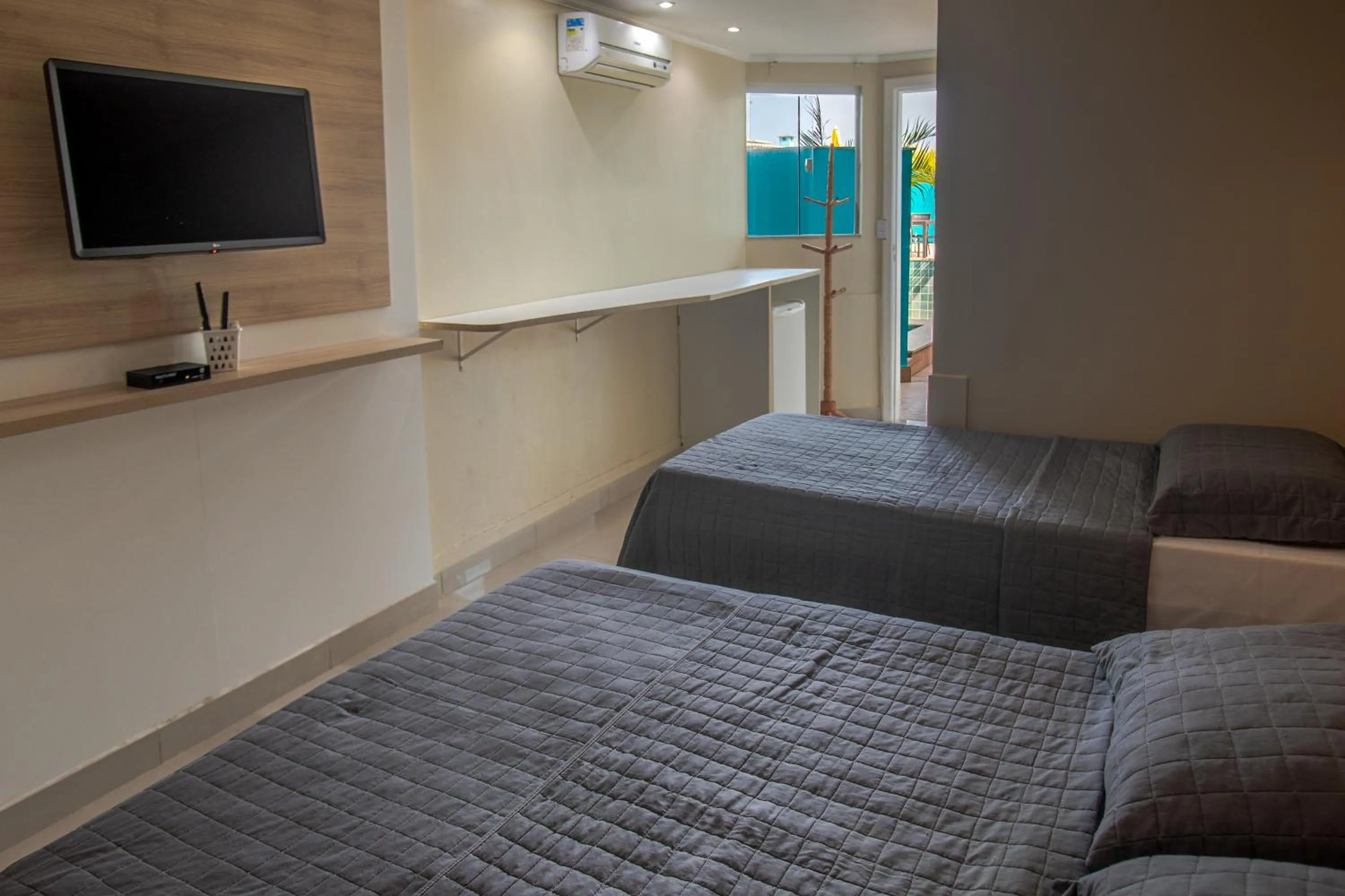 Bed in Pousada Mirante da Prainha