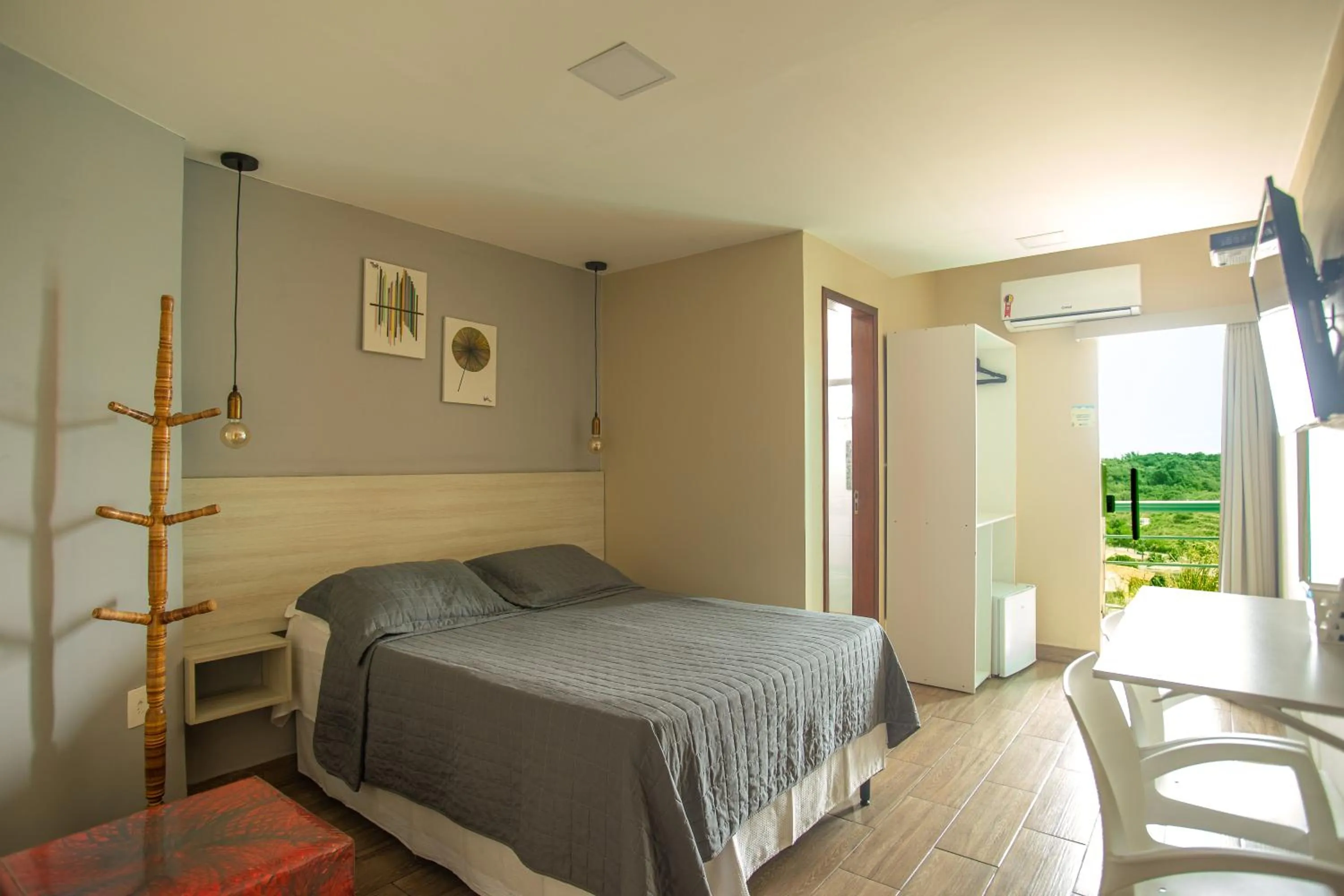 Bed in Pousada Mirante da Prainha