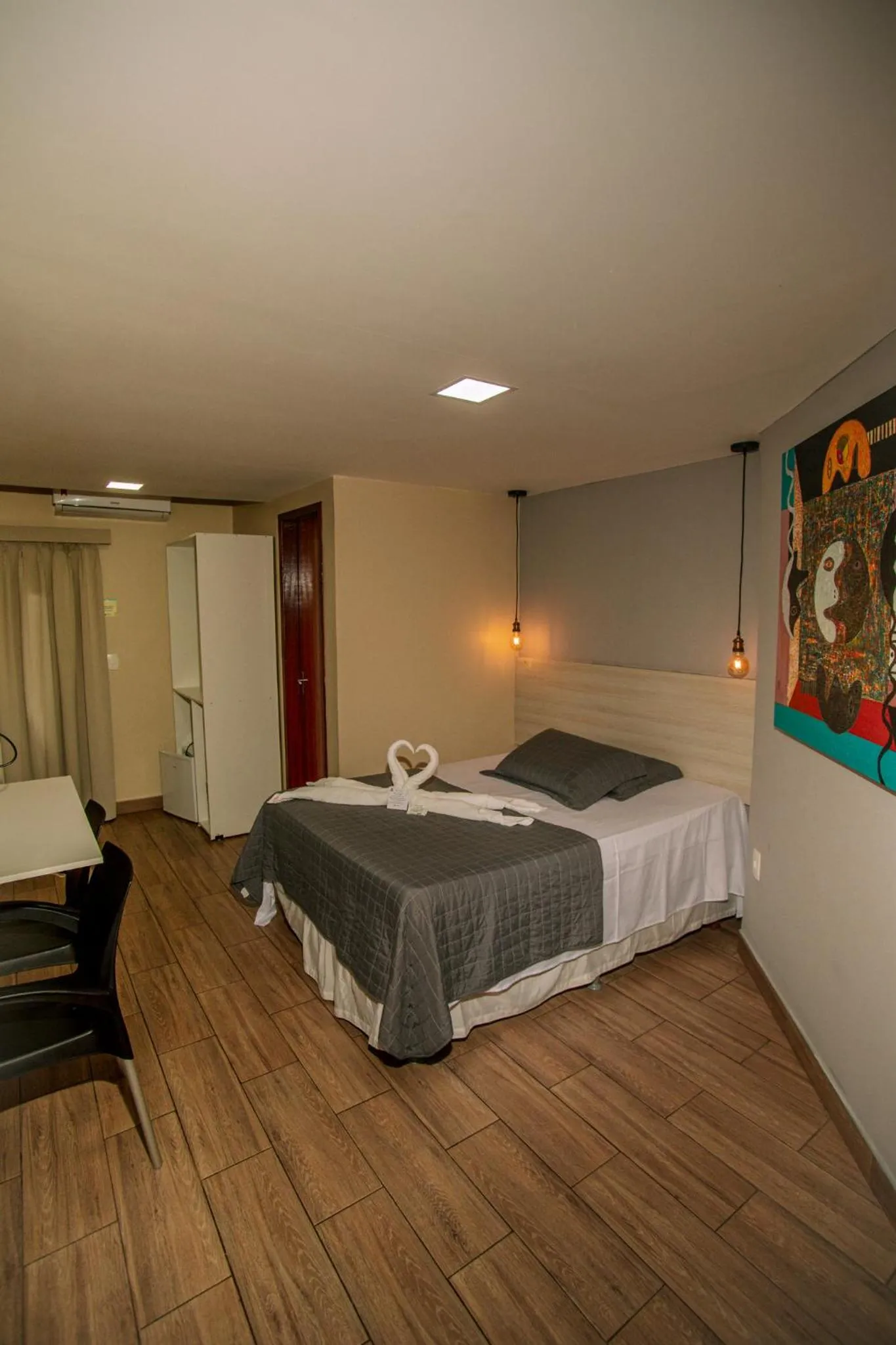 Bed in Pousada Mirante da Prainha