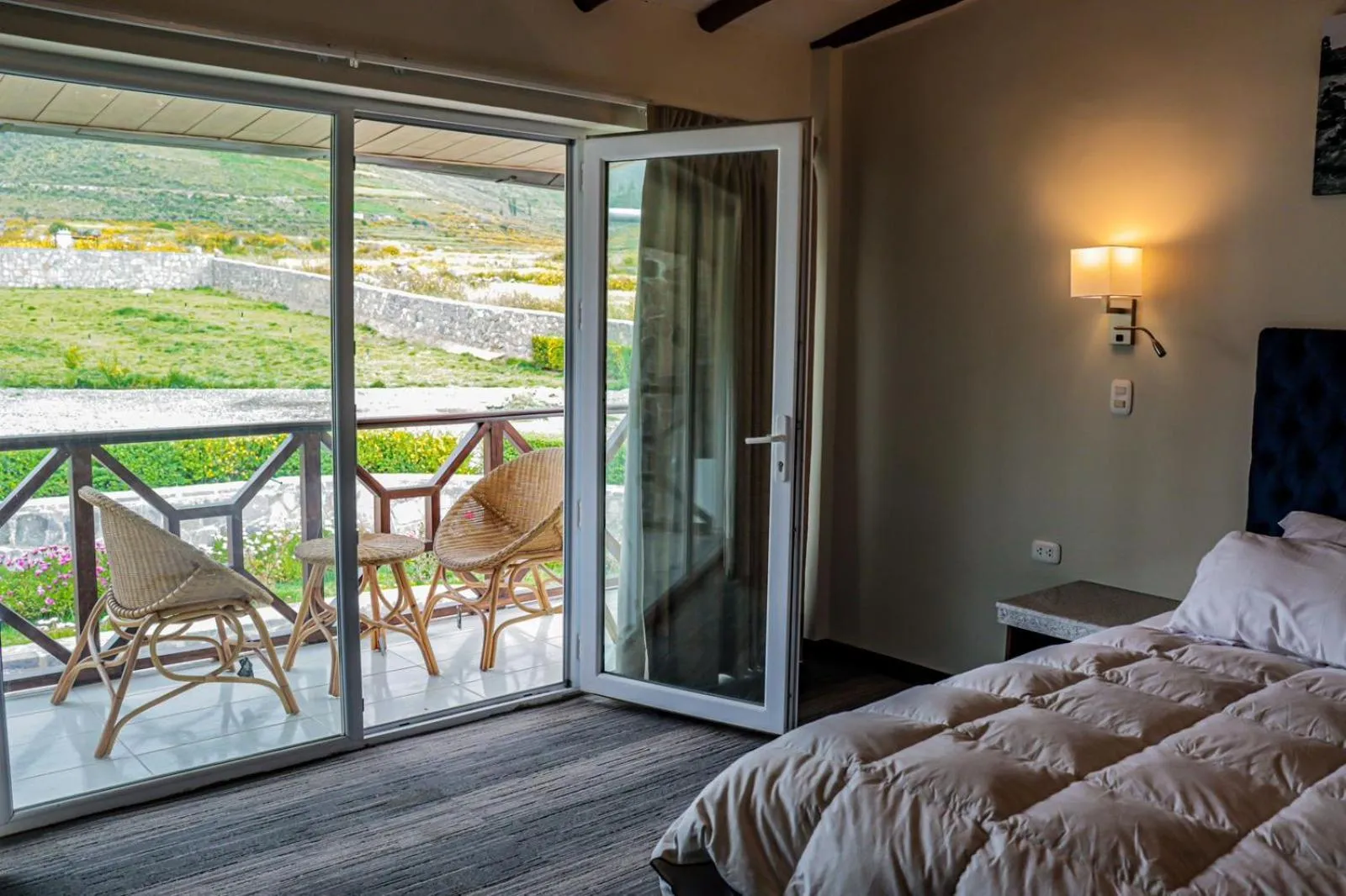 Balcony/Terrace in Hotel Puerta del Sol Colca