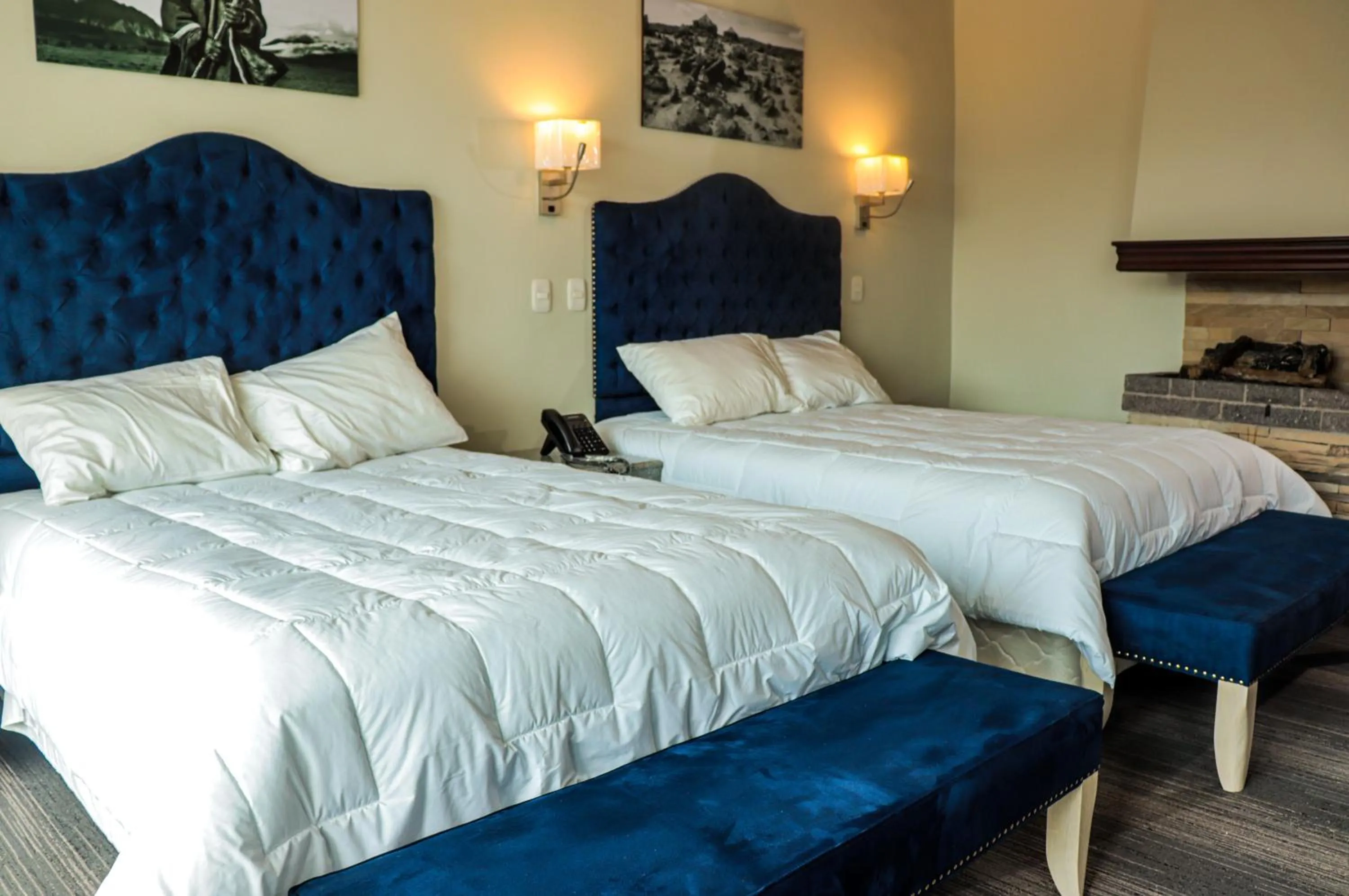 Bed in Hotel Puerta del Sol Colca