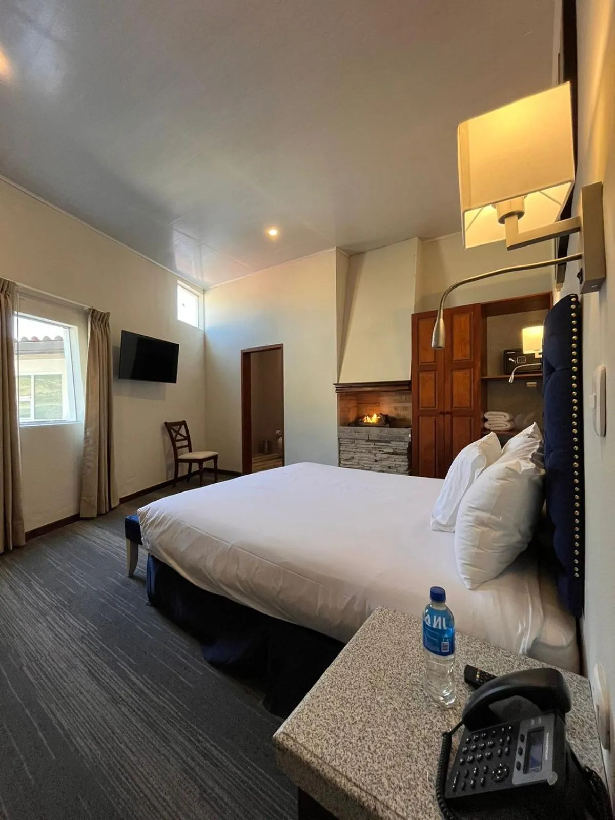 Bed in Hotel Puerta del Sol Colca