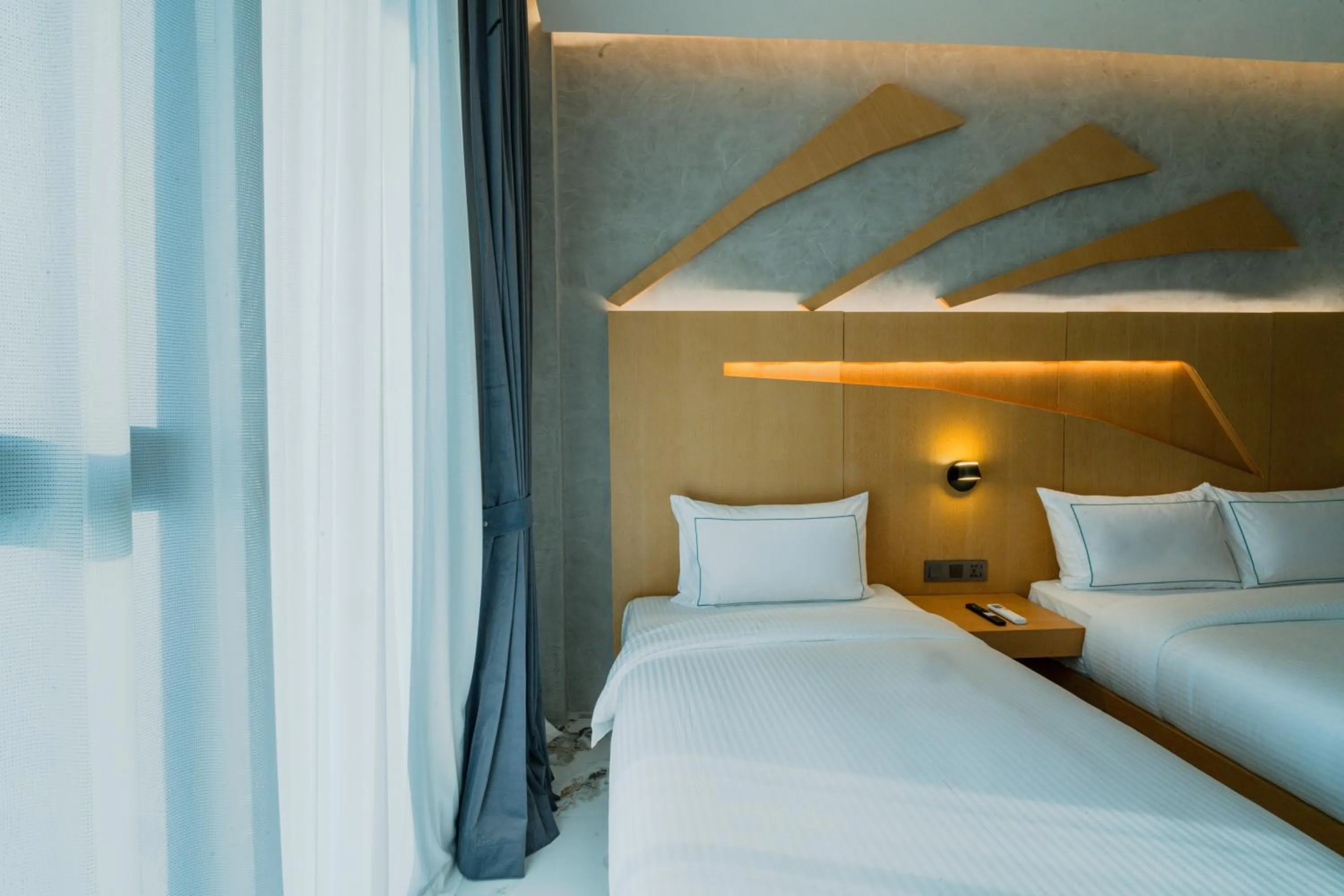 Bed in The Hotel Elizabeth Resort and Villas - Long Beach San Vicente Palawan