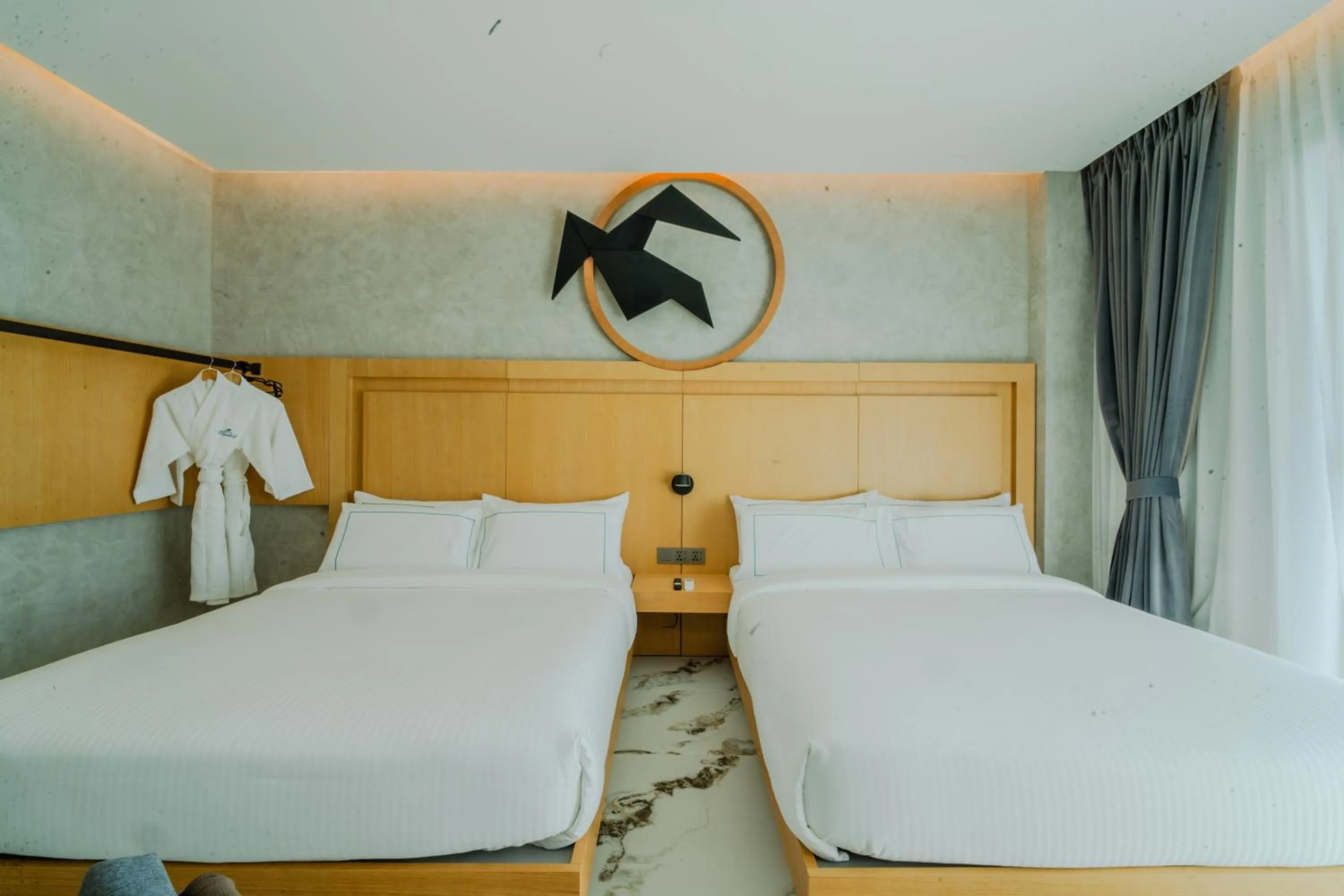 Bed in The Hotel Elizabeth Resort and Villas - Long Beach San Vicente Palawan