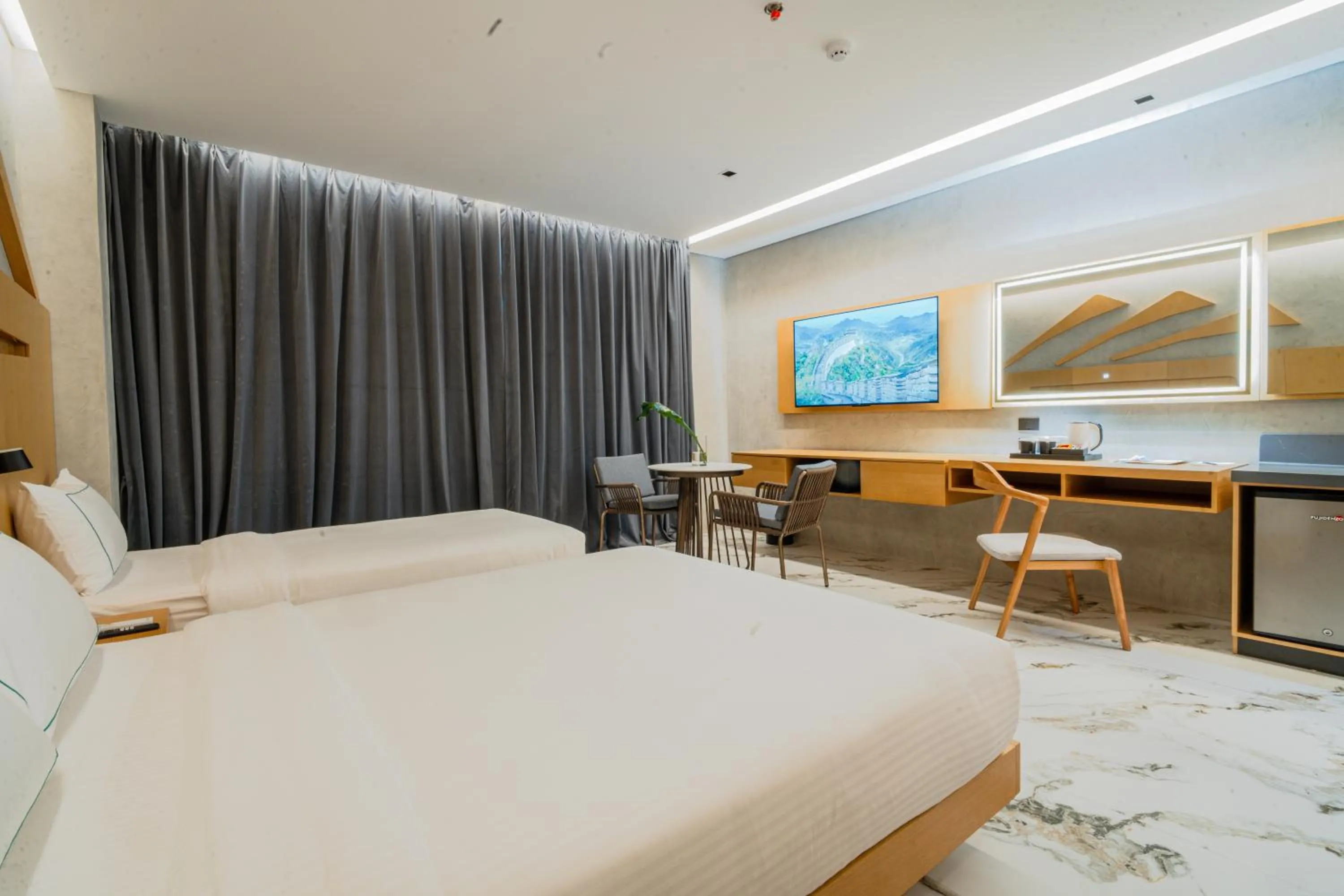 Bed in The Hotel Elizabeth Resort and Villas - Long Beach San Vicente Palawan