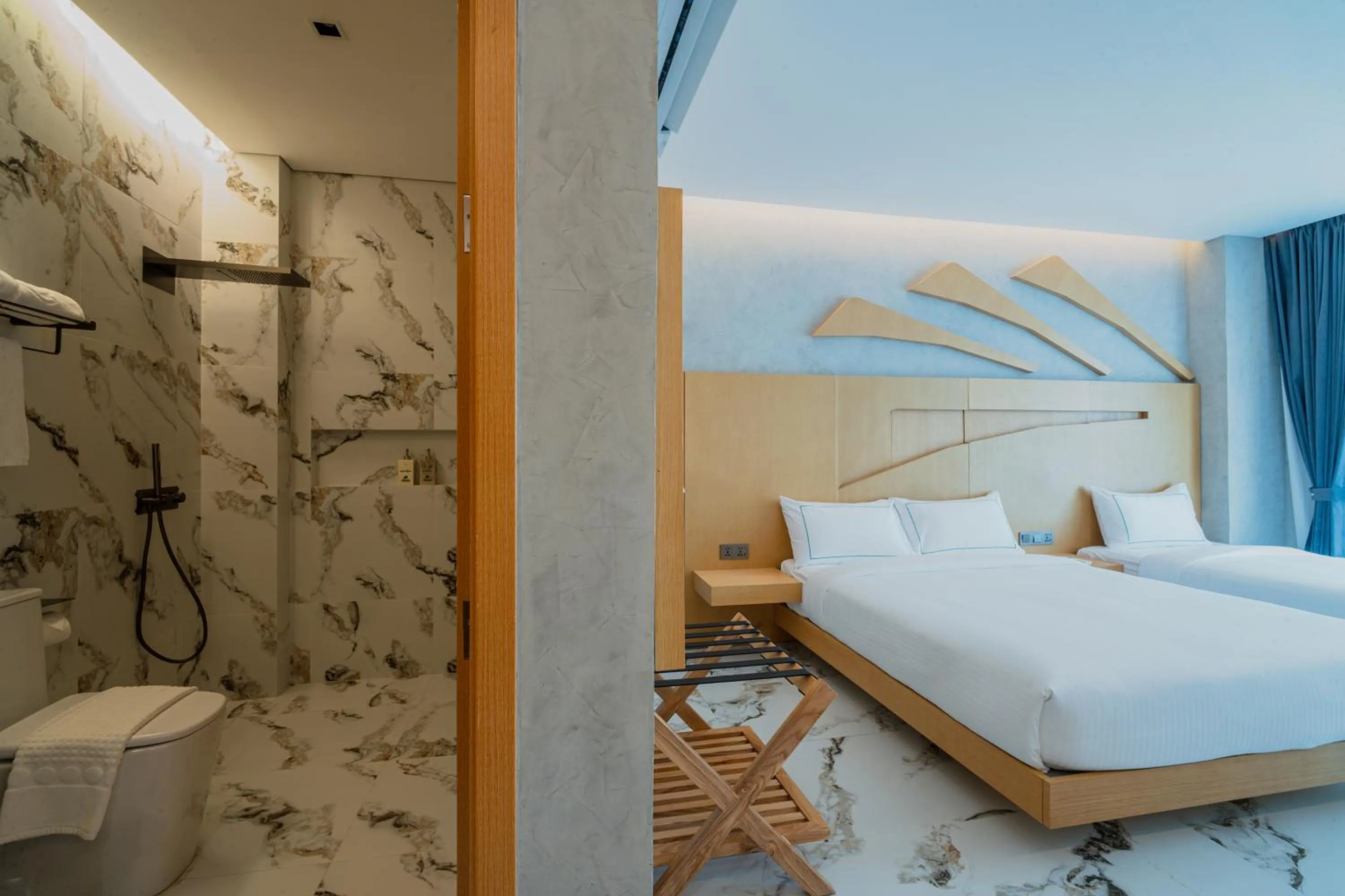 Bed in The Hotel Elizabeth Resort and Villas - Long Beach San Vicente Palawan