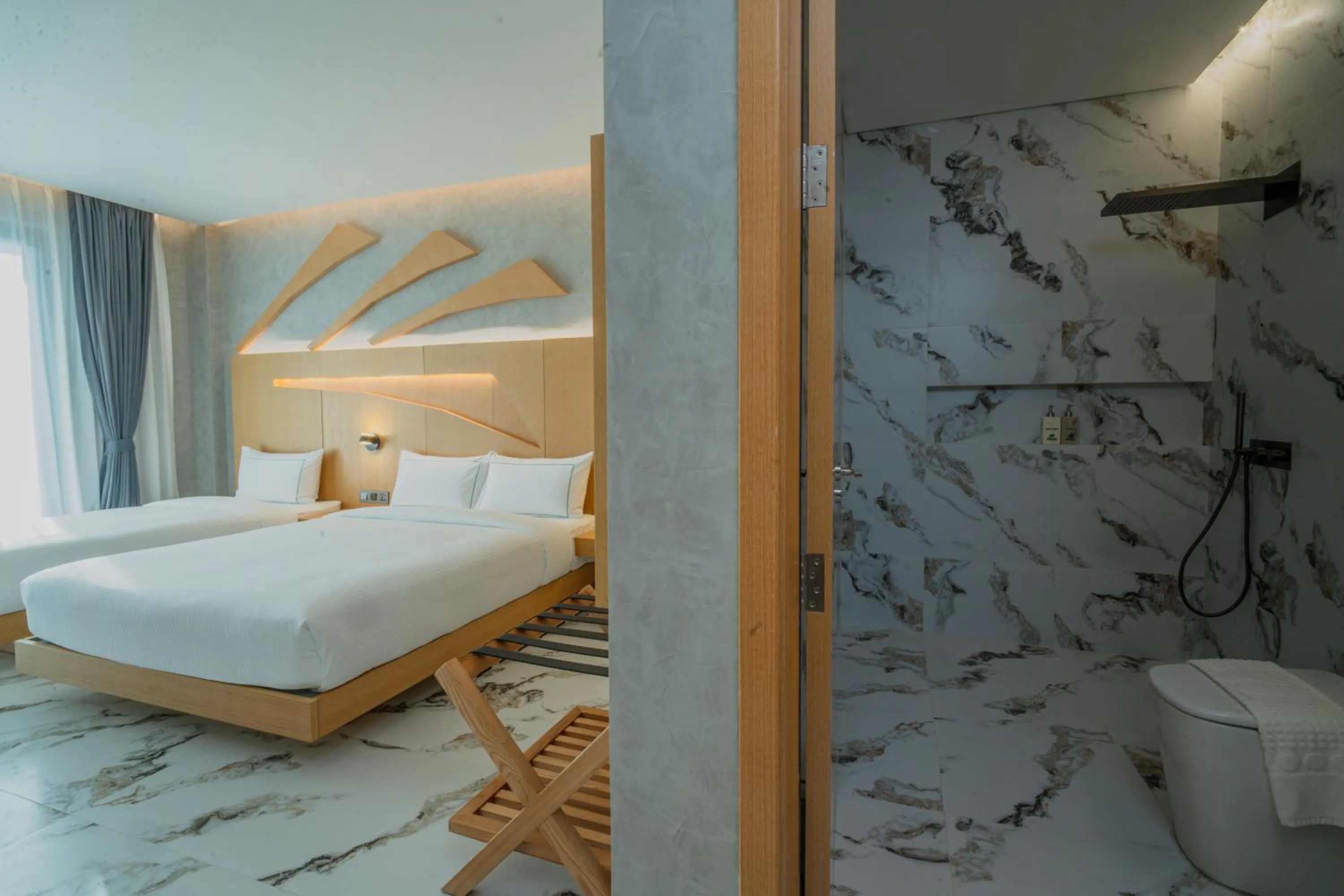 Bed in The Hotel Elizabeth Resort and Villas - Long Beach San Vicente Palawan