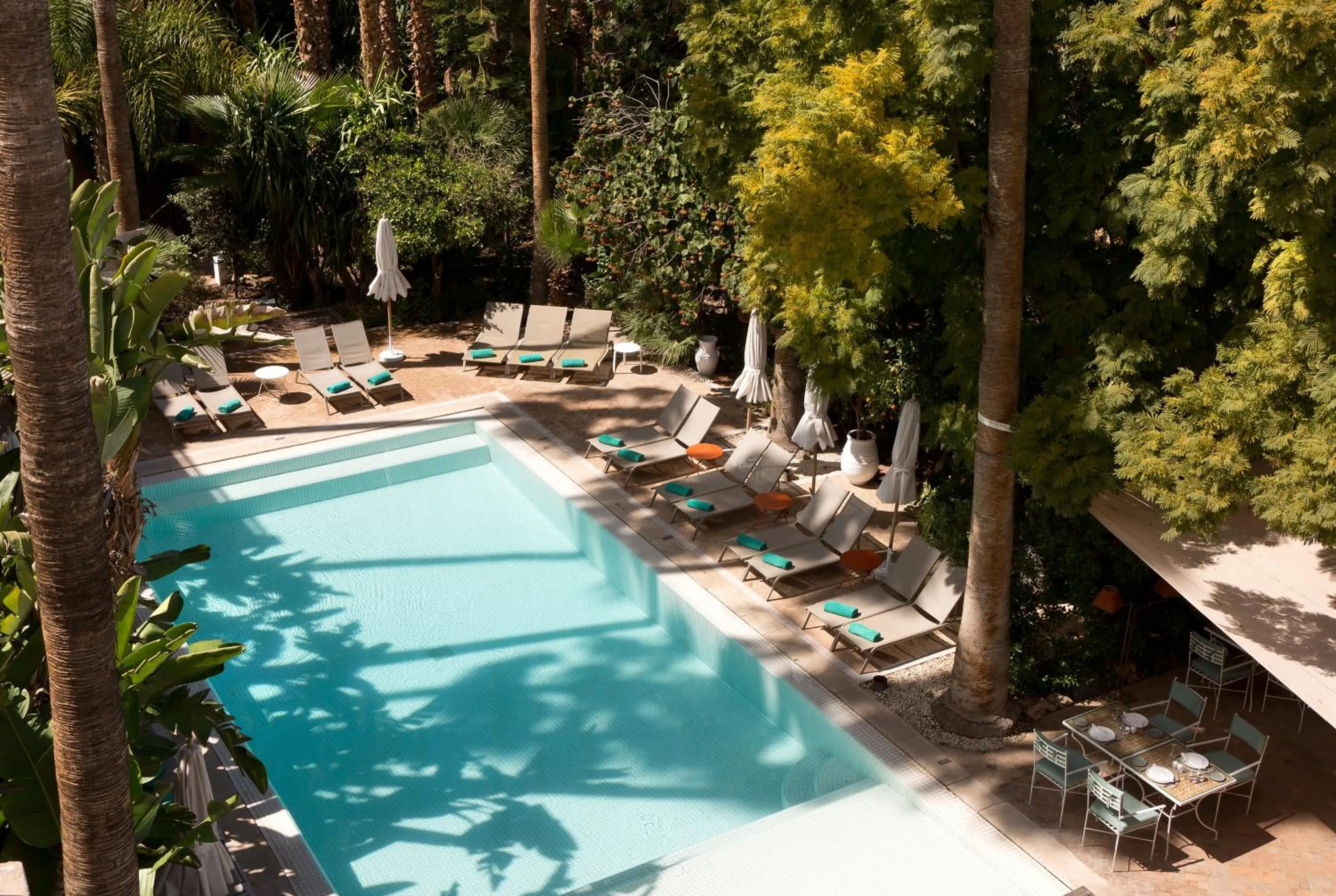Swimming pool in Les Jardins De La Médina