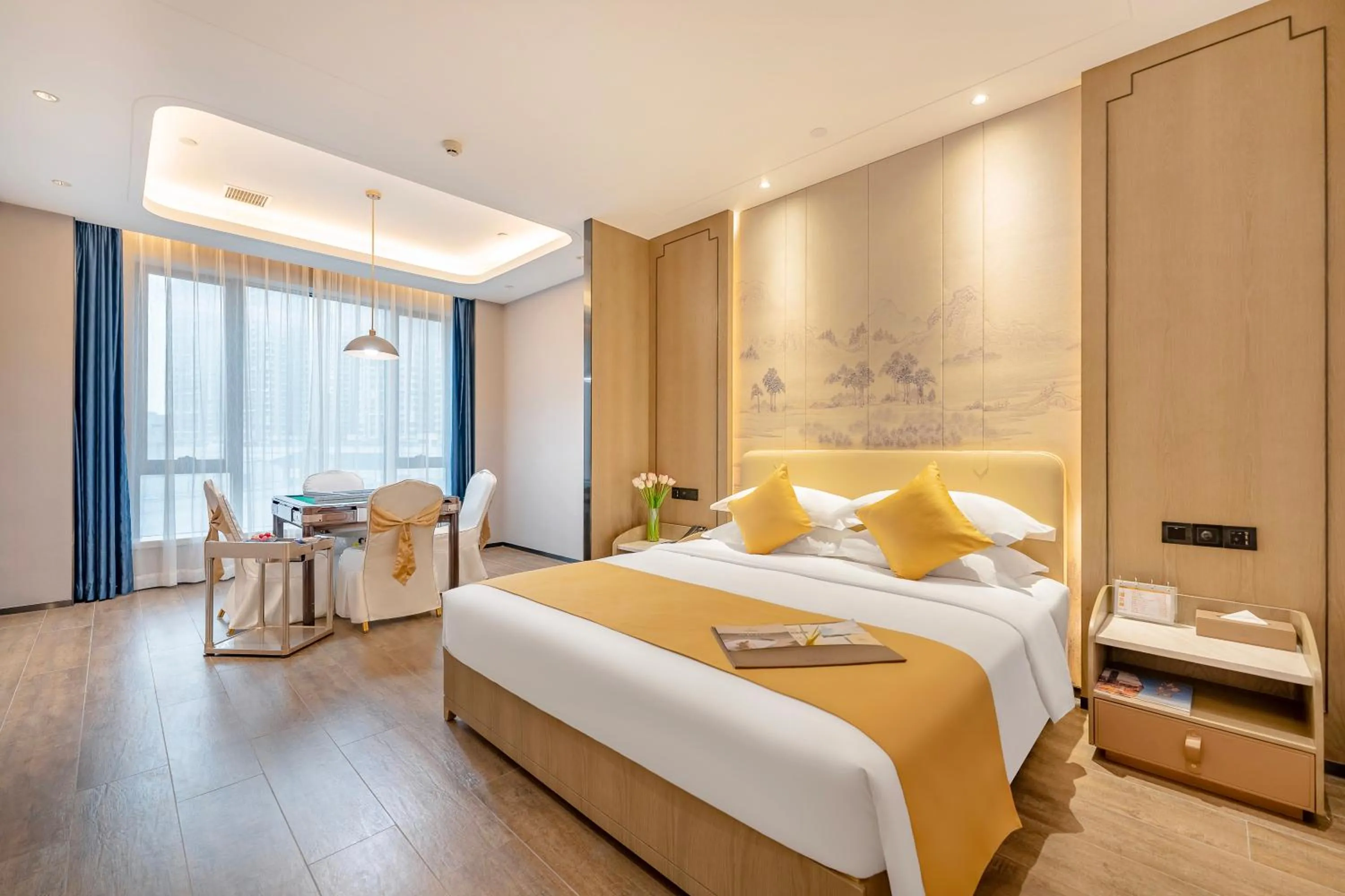 Bed in Evwa Platinum Hotel