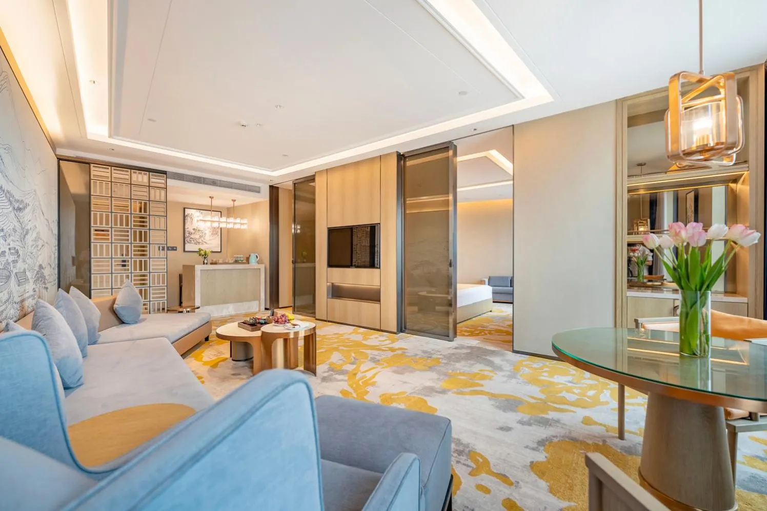 Living room in Evwa Platinum Hotel