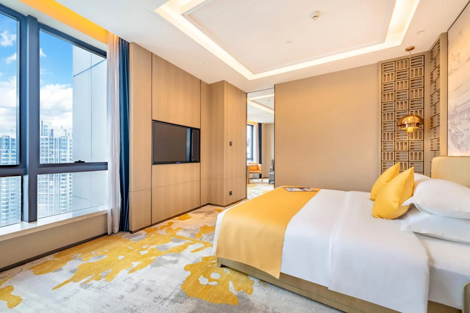 Bed in Evwa Platinum Hotel