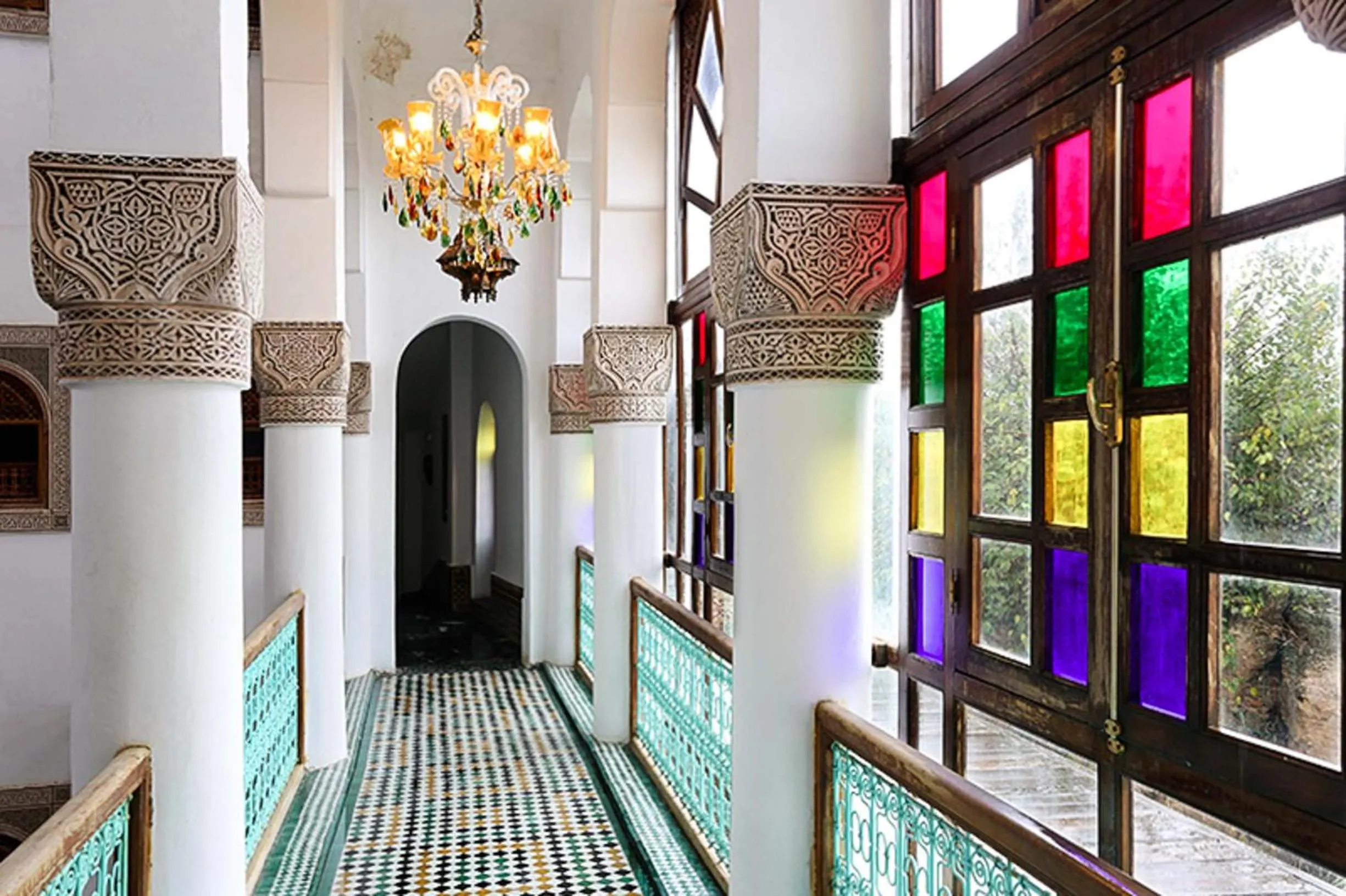 Decorative detail in Riad Arabesque & Spa