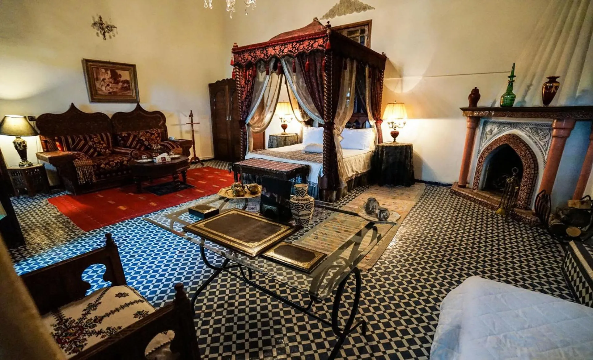 Decorative detail in Riad Arabesque & Spa