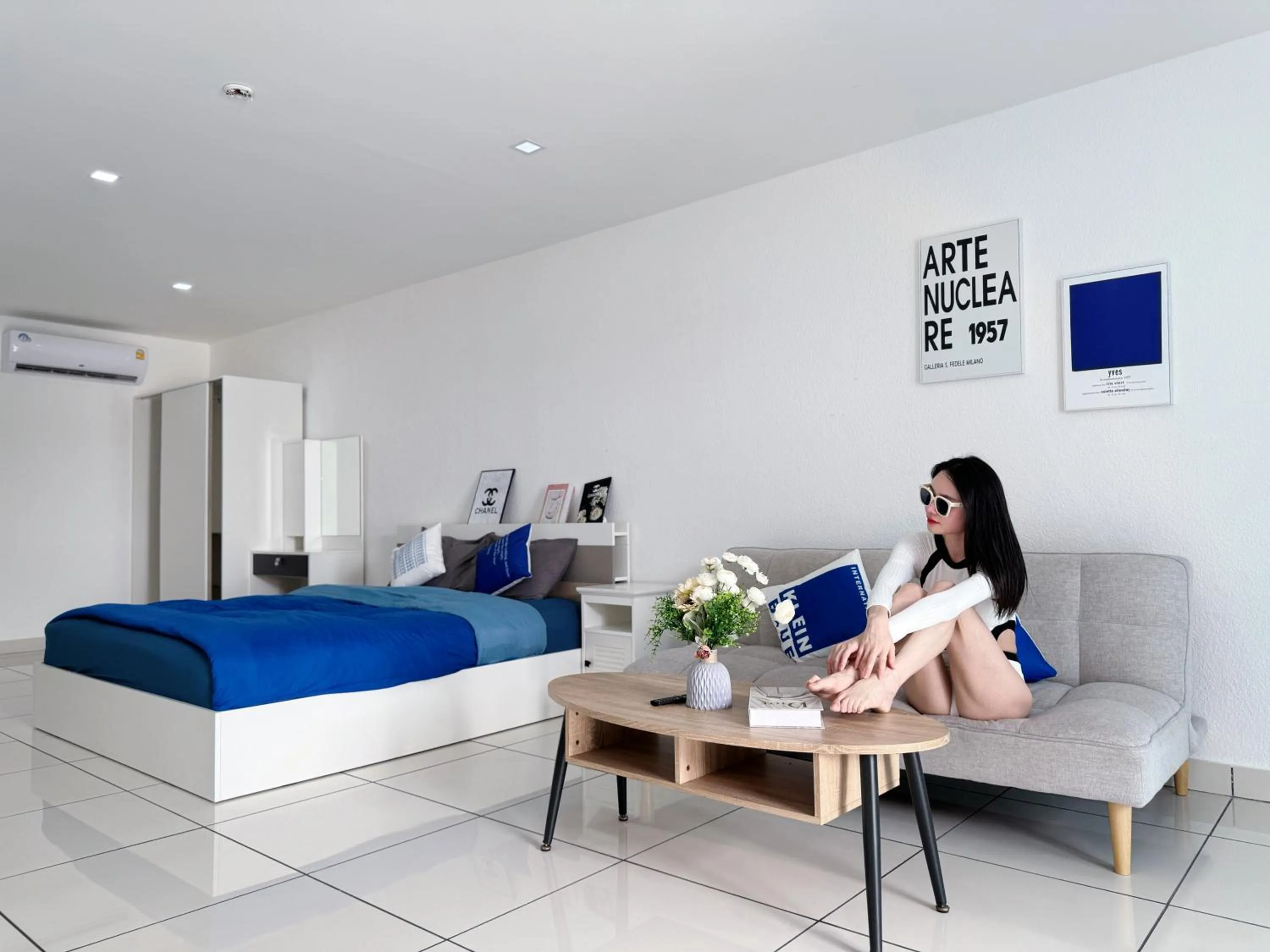 Living room in Mona Lisa pool villa