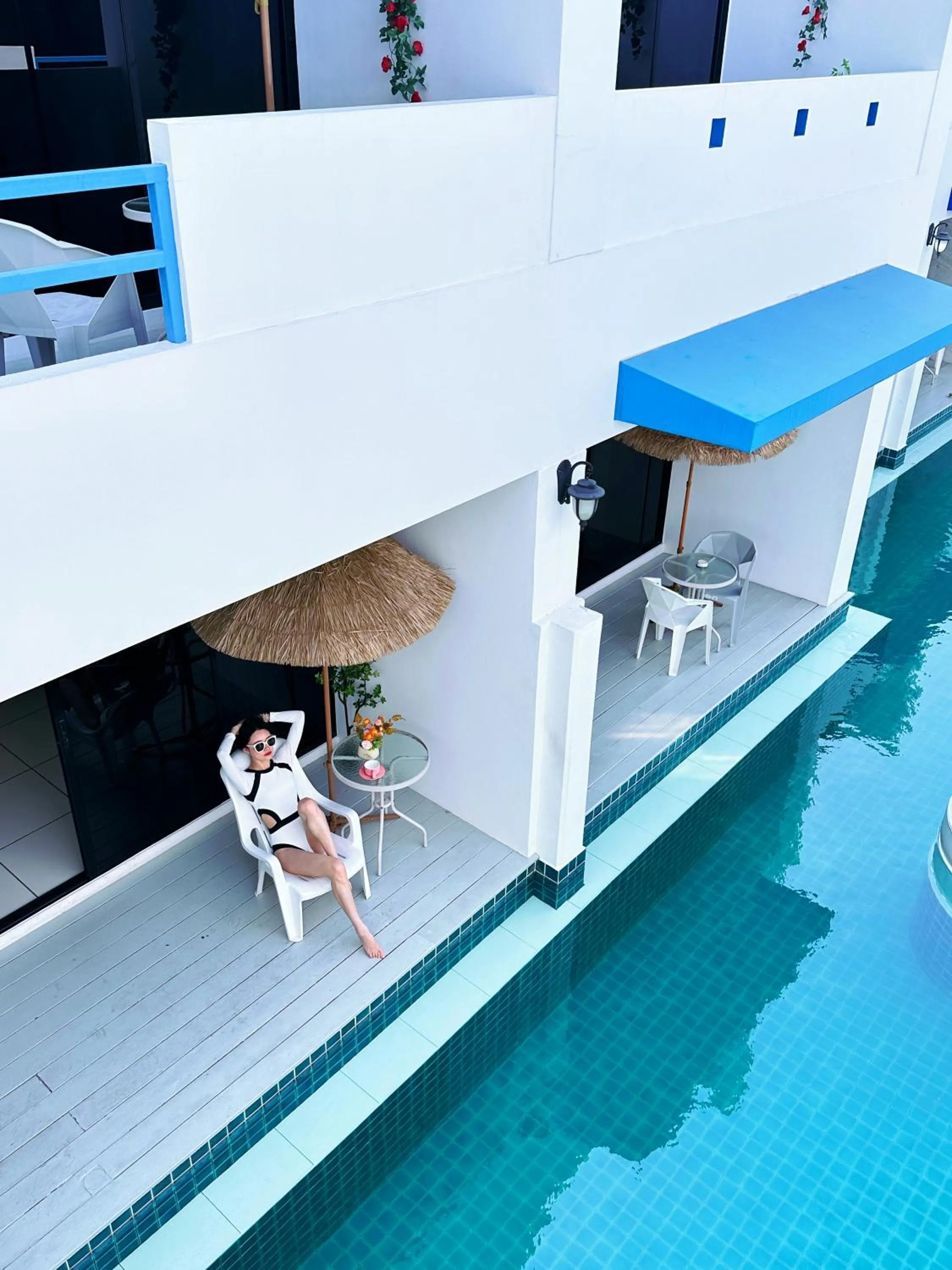 sunbed in Mona Lisa pool villa