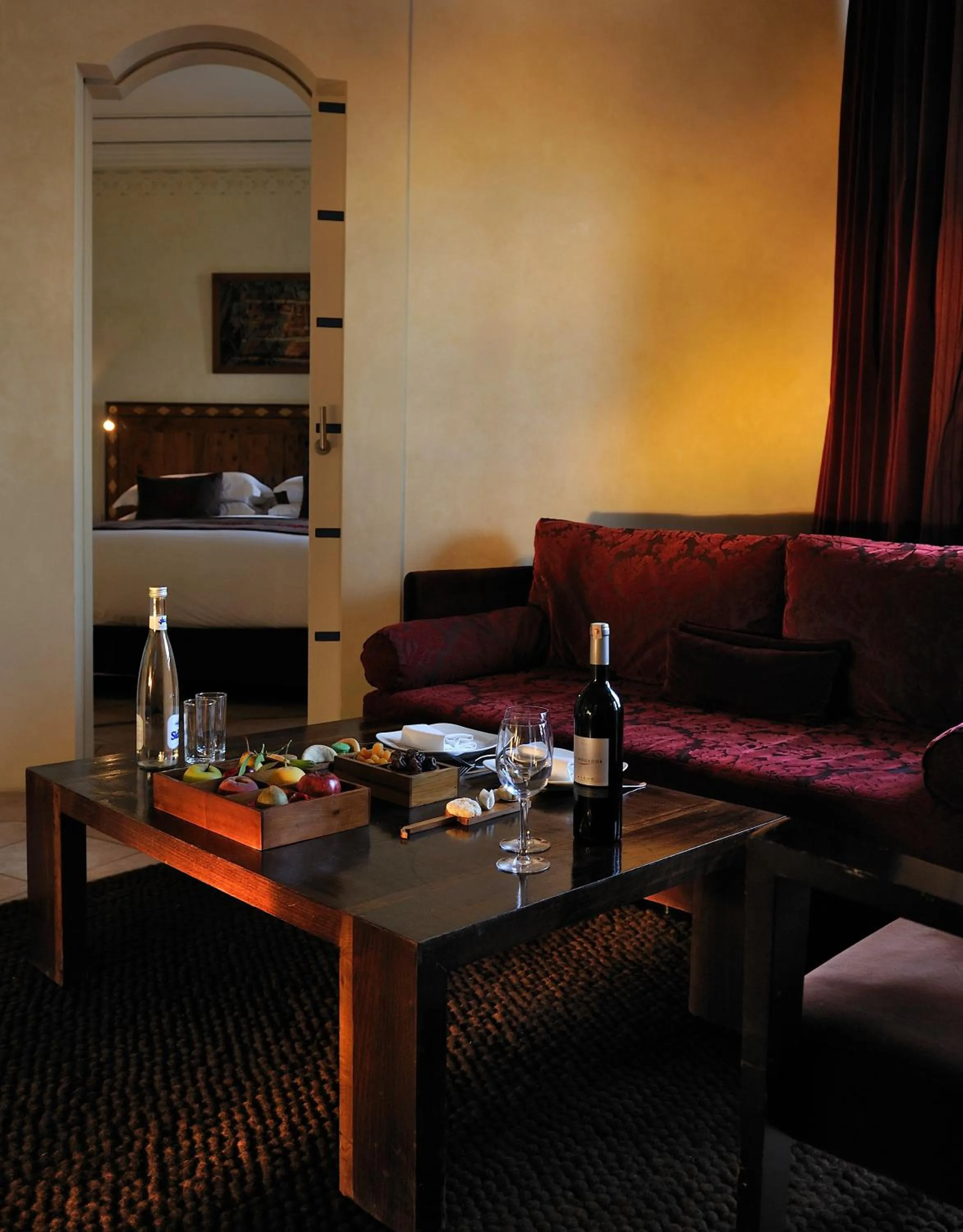 Living room in Le Médina Essaouira Thalassa Sea & Spa - MGallery Collection