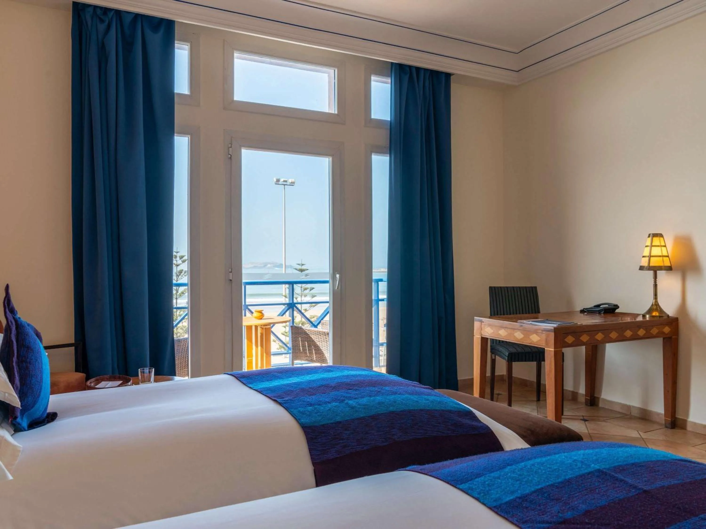 Superior Twin Room with Sea View in Le Médina Essaouira Thalassa Sea & Spa - MGallery Collection