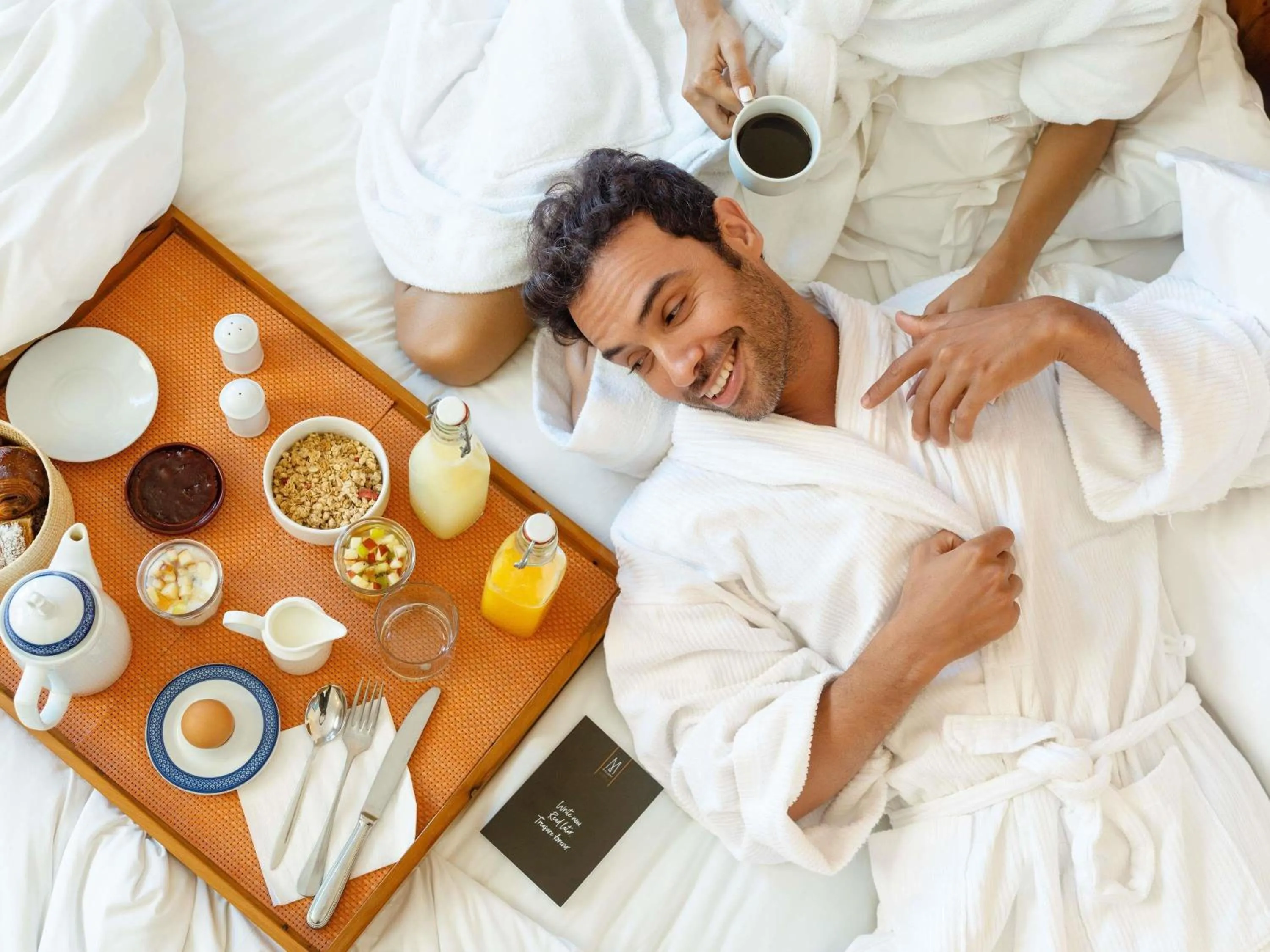 Bedroom, Bed in Le Médina Essaouira Thalassa Sea & Spa - MGallery Collection