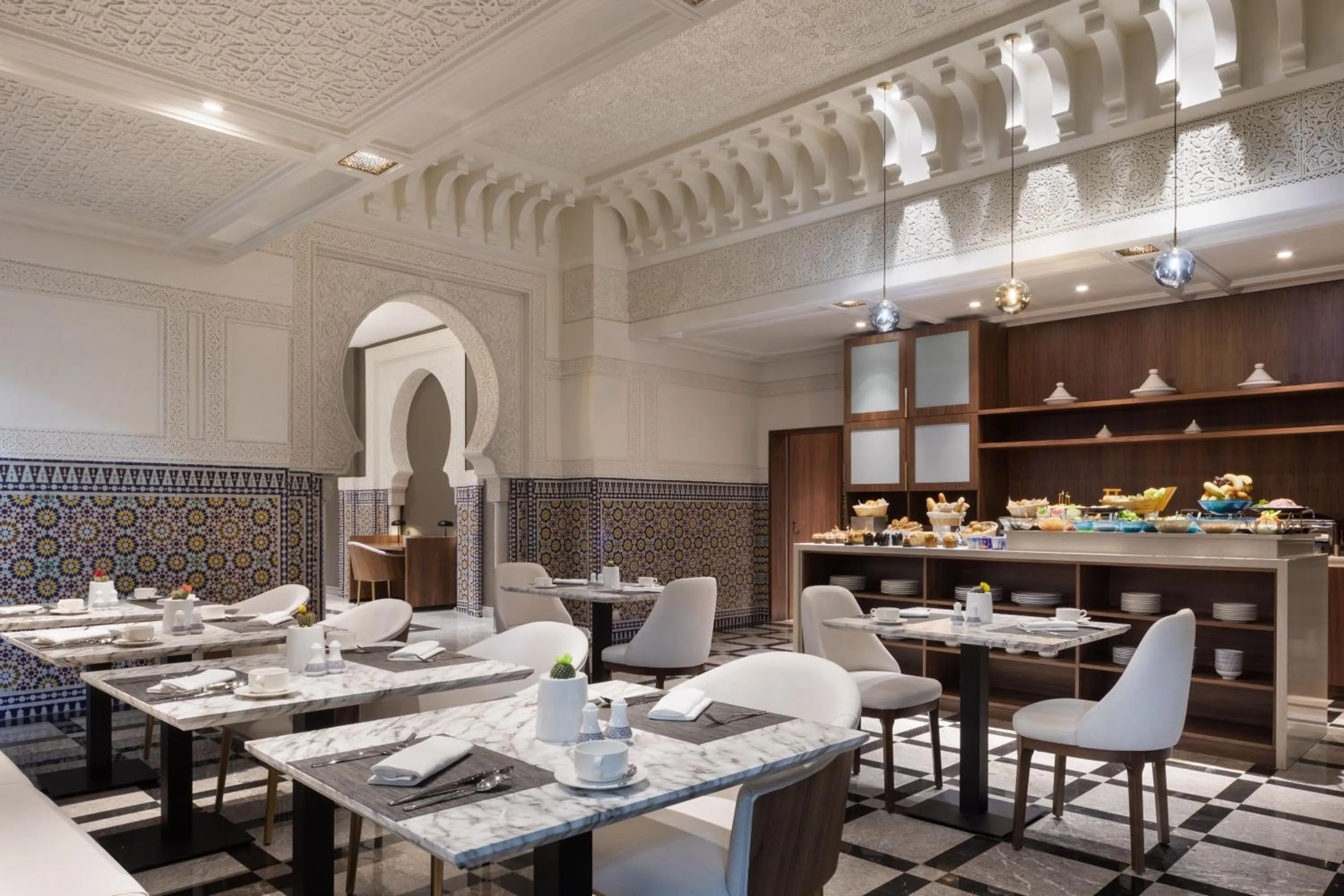 Restaurant/places to eat in Casablanca Marriott Hotel