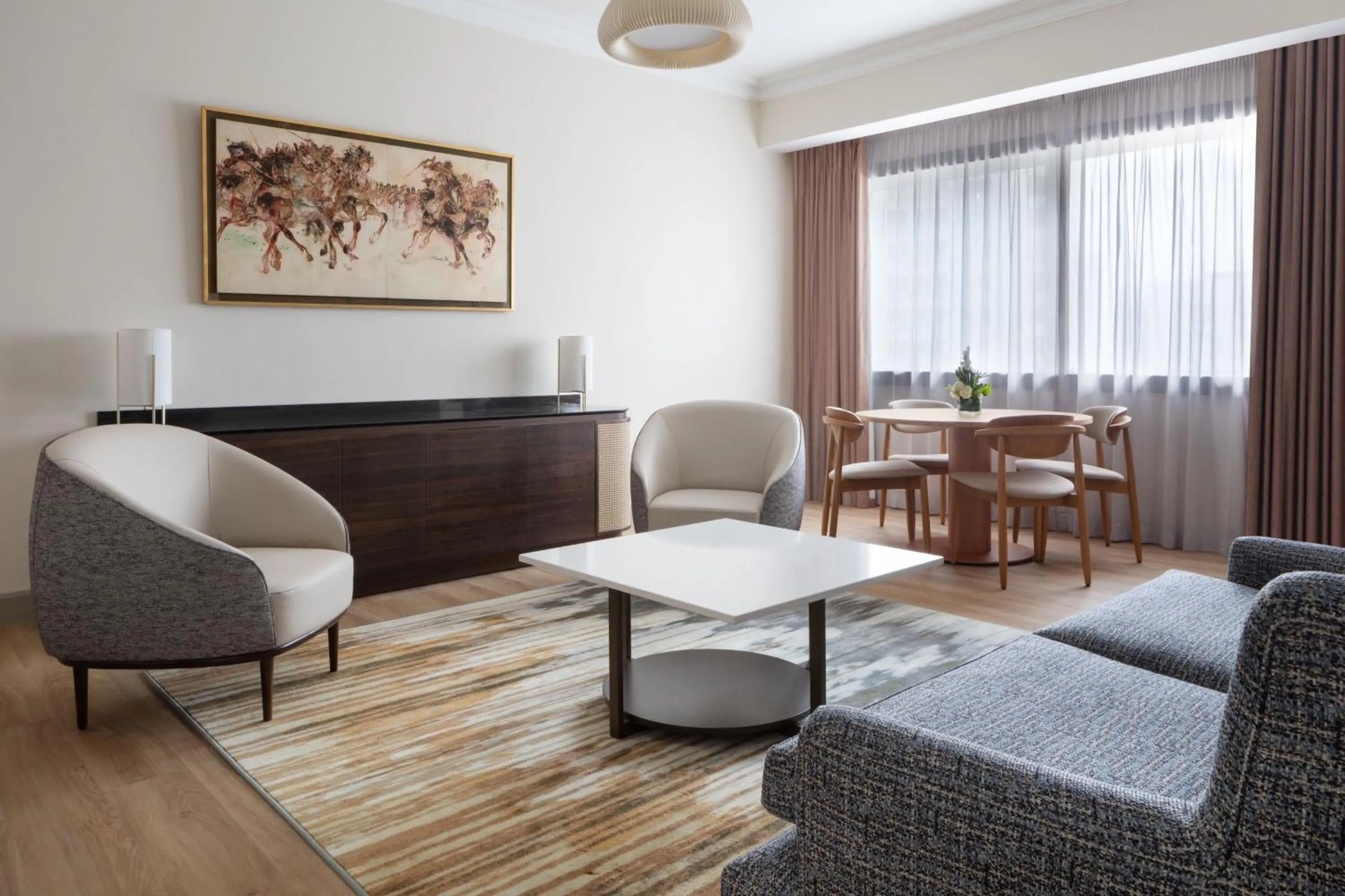 Living room in Casablanca Marriott Hotel