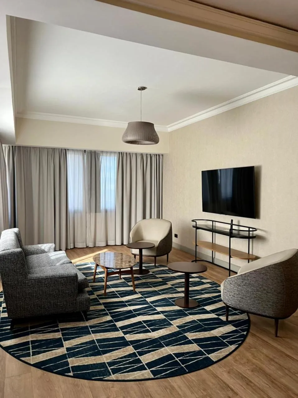 Seating area, Bed in Casablanca Marriott Hotel