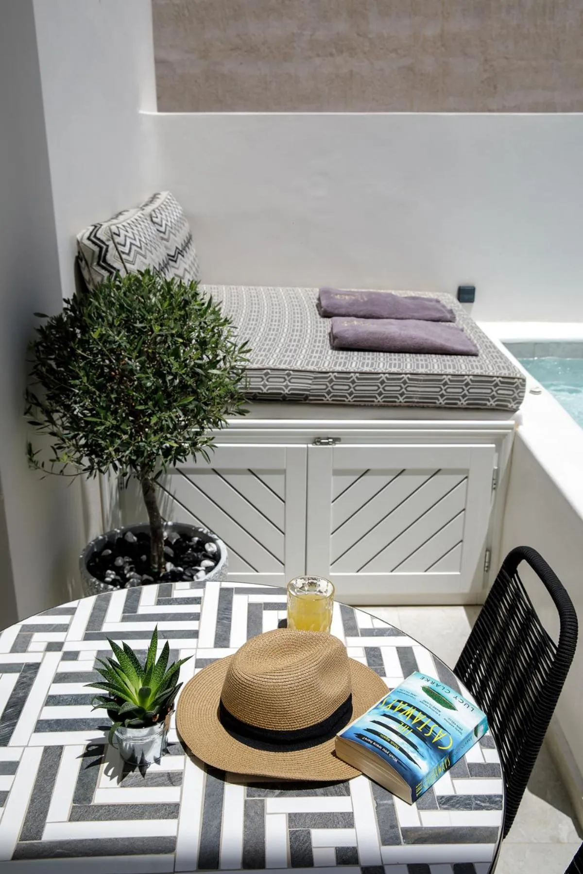 Balcony/Terrace in La Madeleine Oia