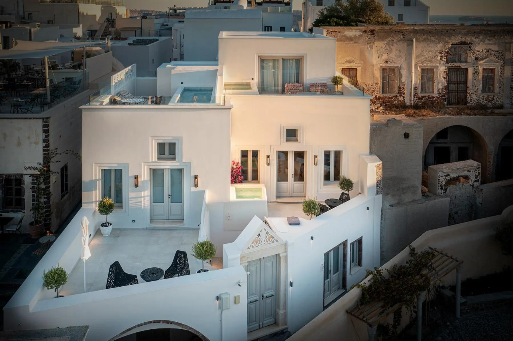 Balcony/Terrace in La Madeleine Oia