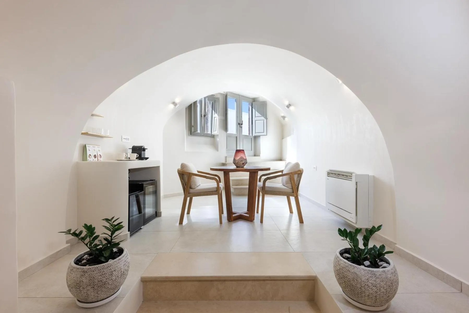 Seating area in La Madeleine Oia