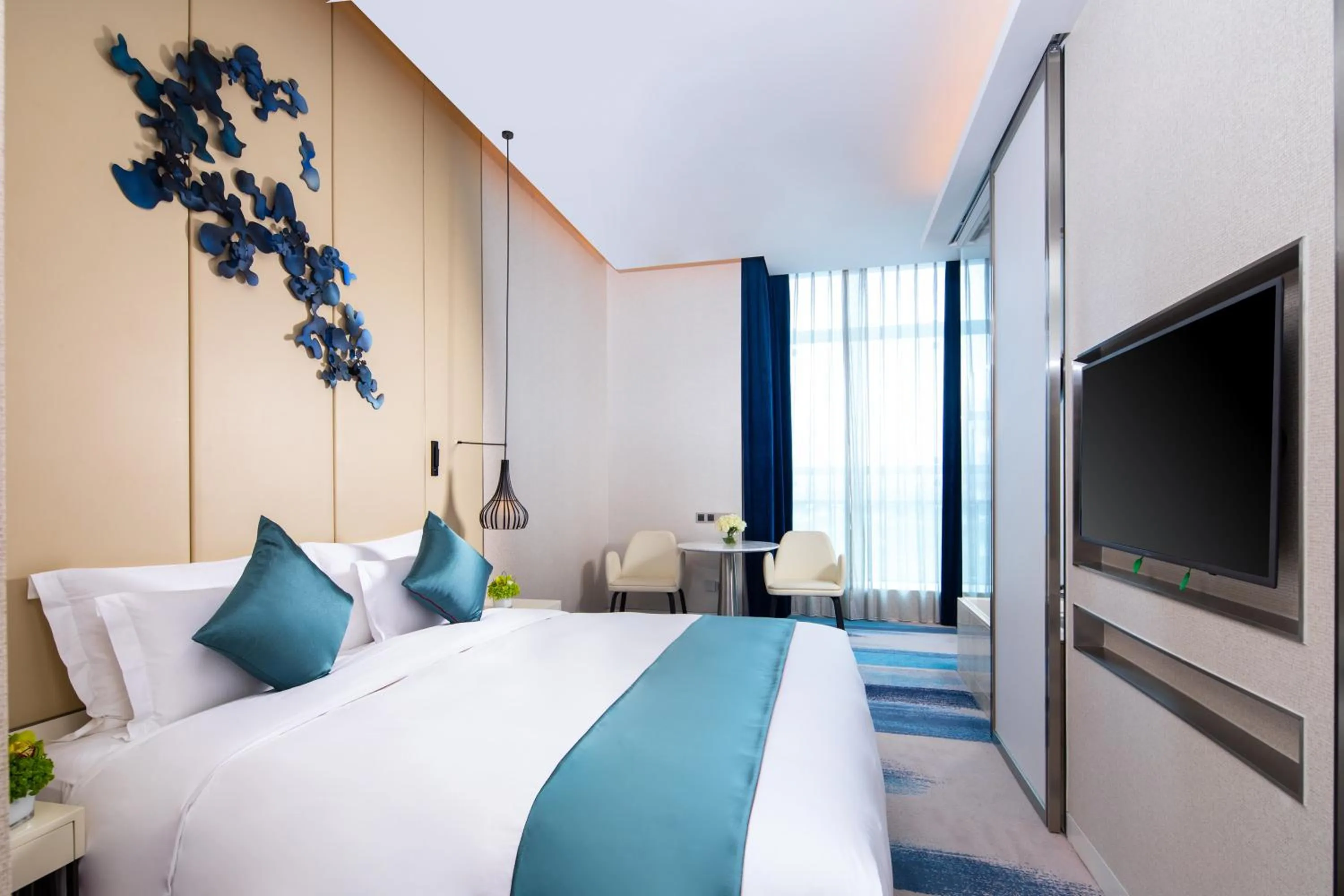 Bed in Rocase Boutique Hotel Wuxi