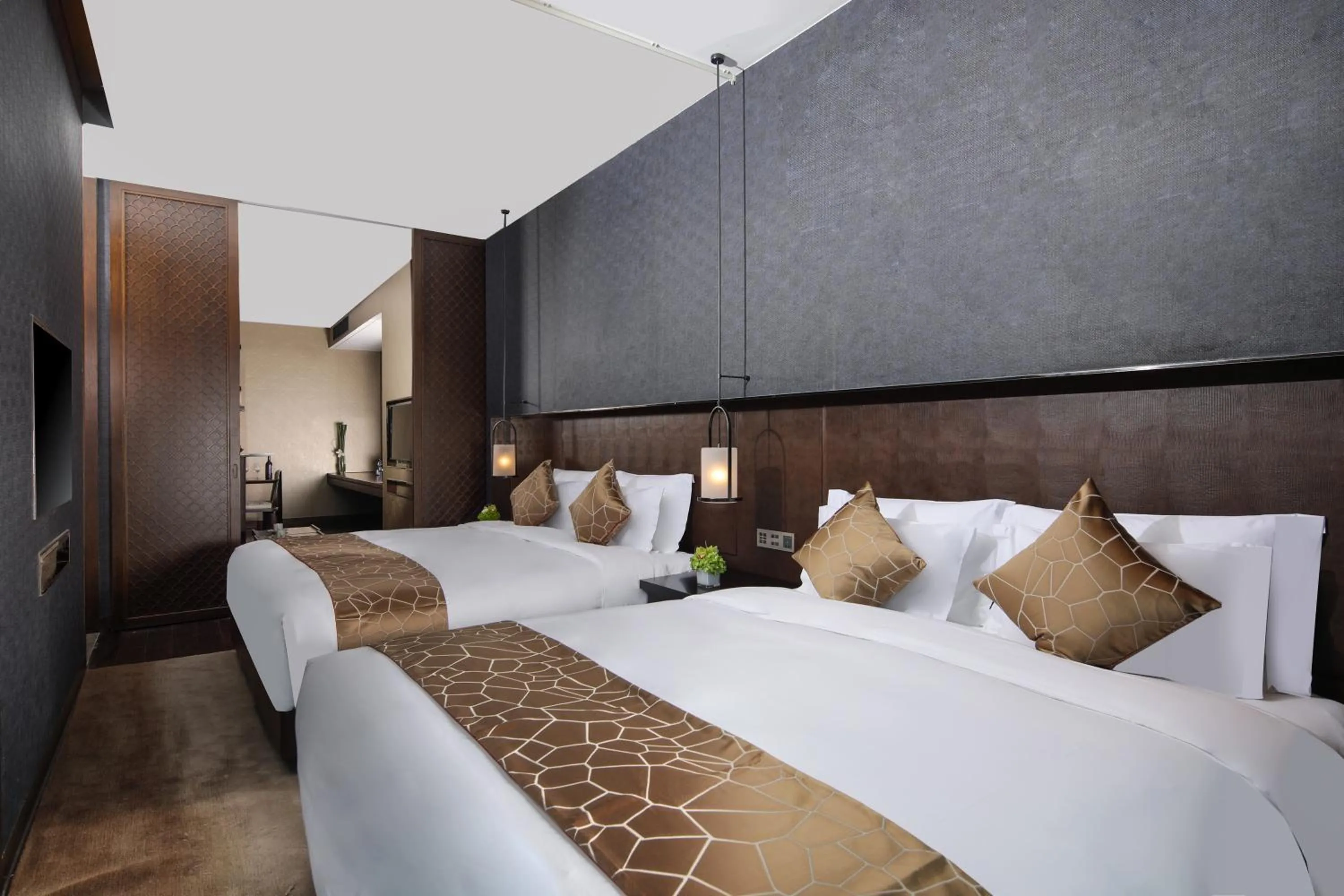 Bed in Rocase Boutique Hotel Wuxi
