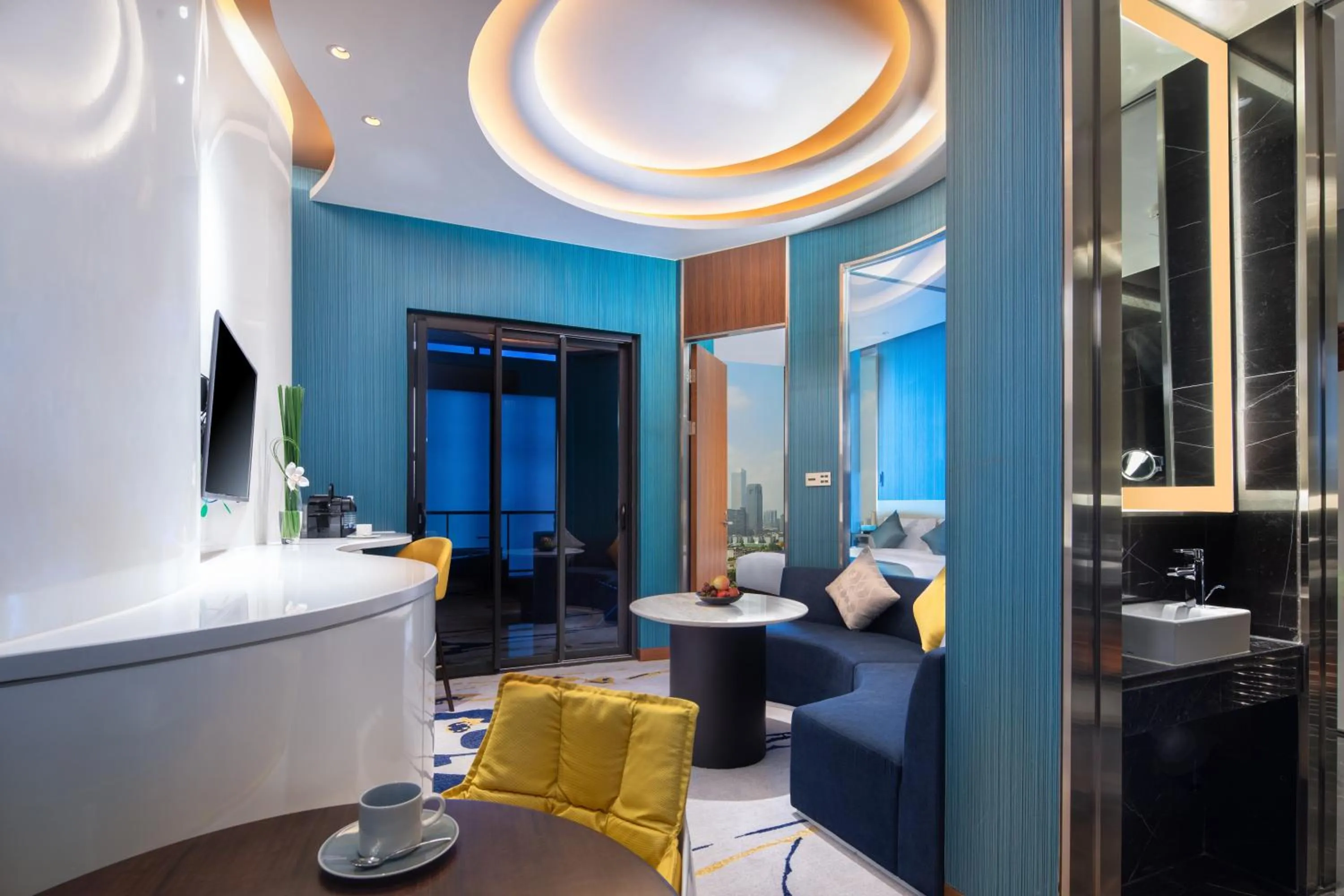 Living room in Rocase Boutique Hotel Wuxi