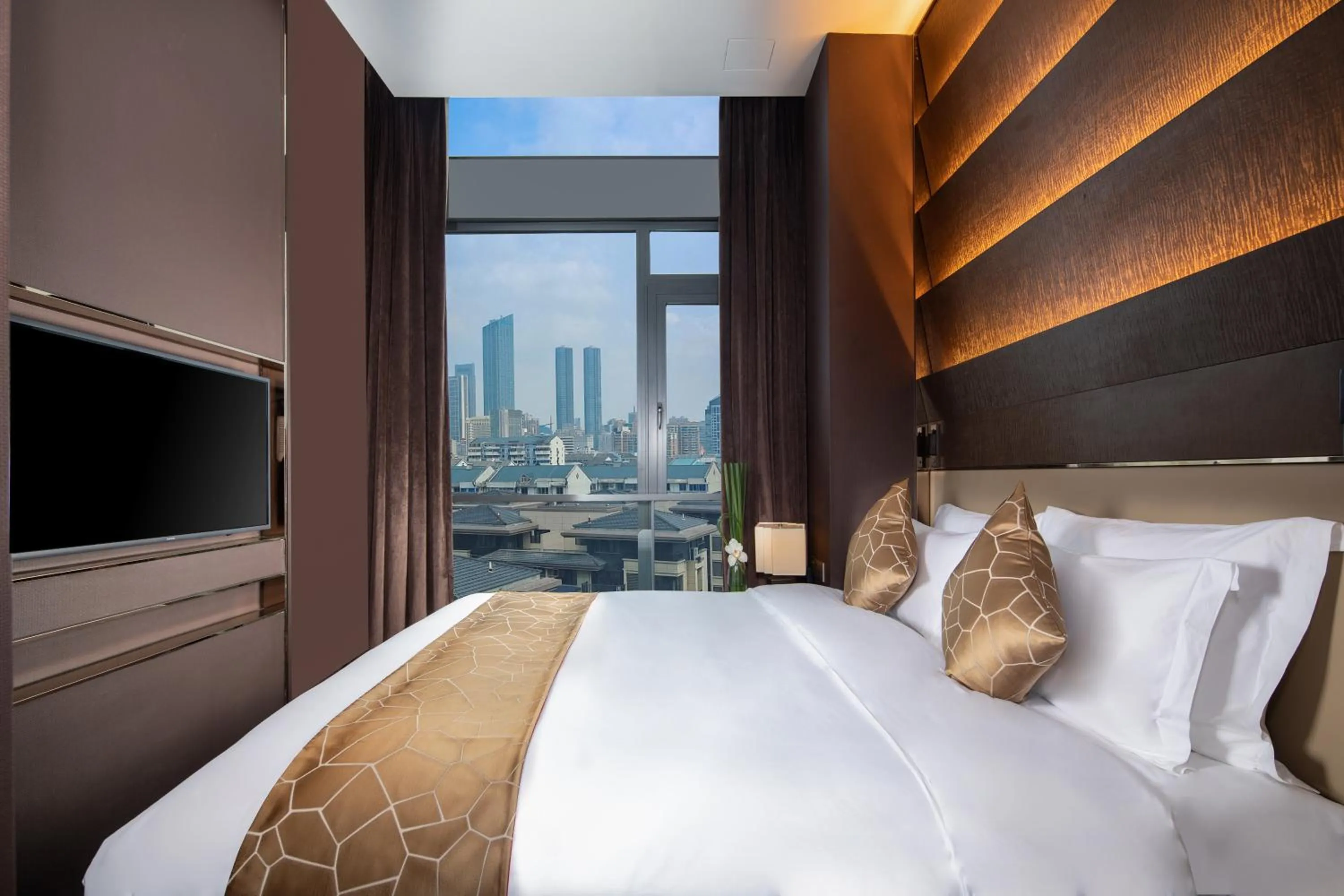 Bedroom, Bed in Rocase Boutique Hotel Wuxi