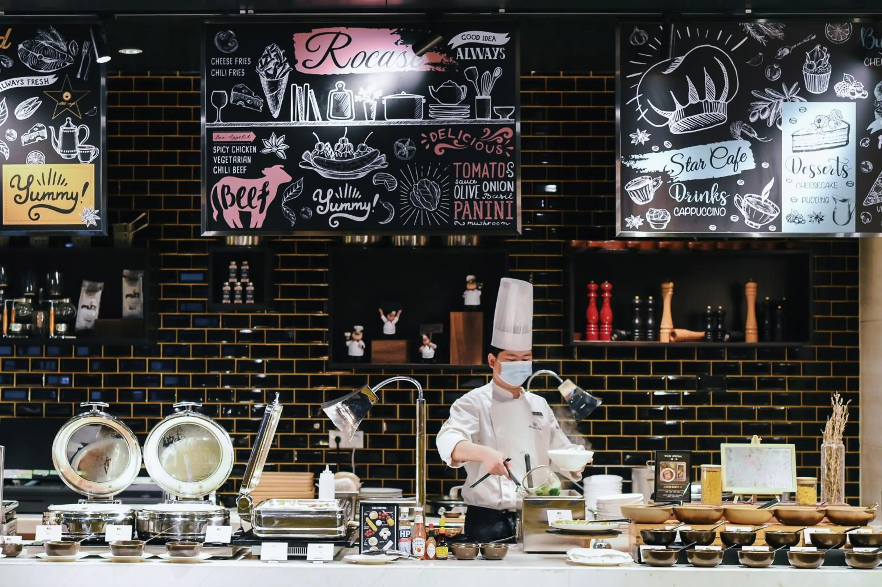 Buffet breakfast in Rocase Boutique Hotel Wuxi