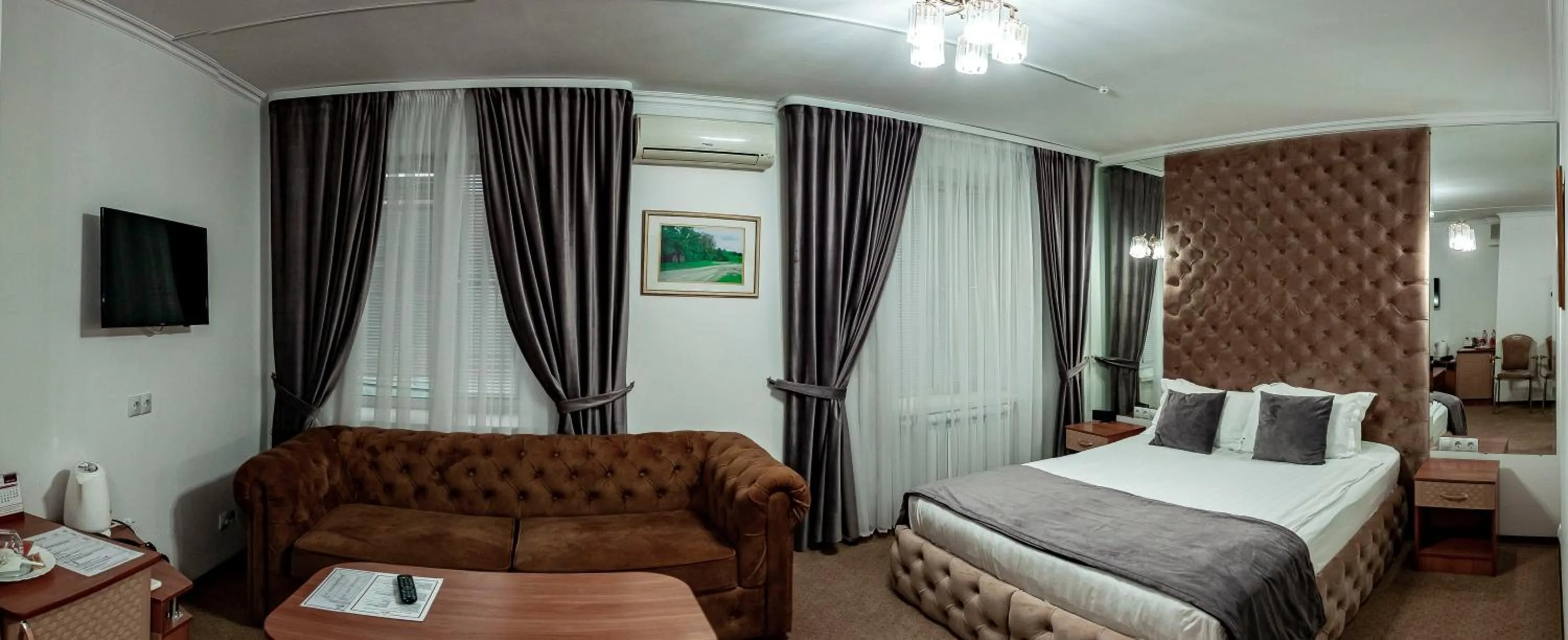 Photo of the whole room, Bed in Kurmet Hotel