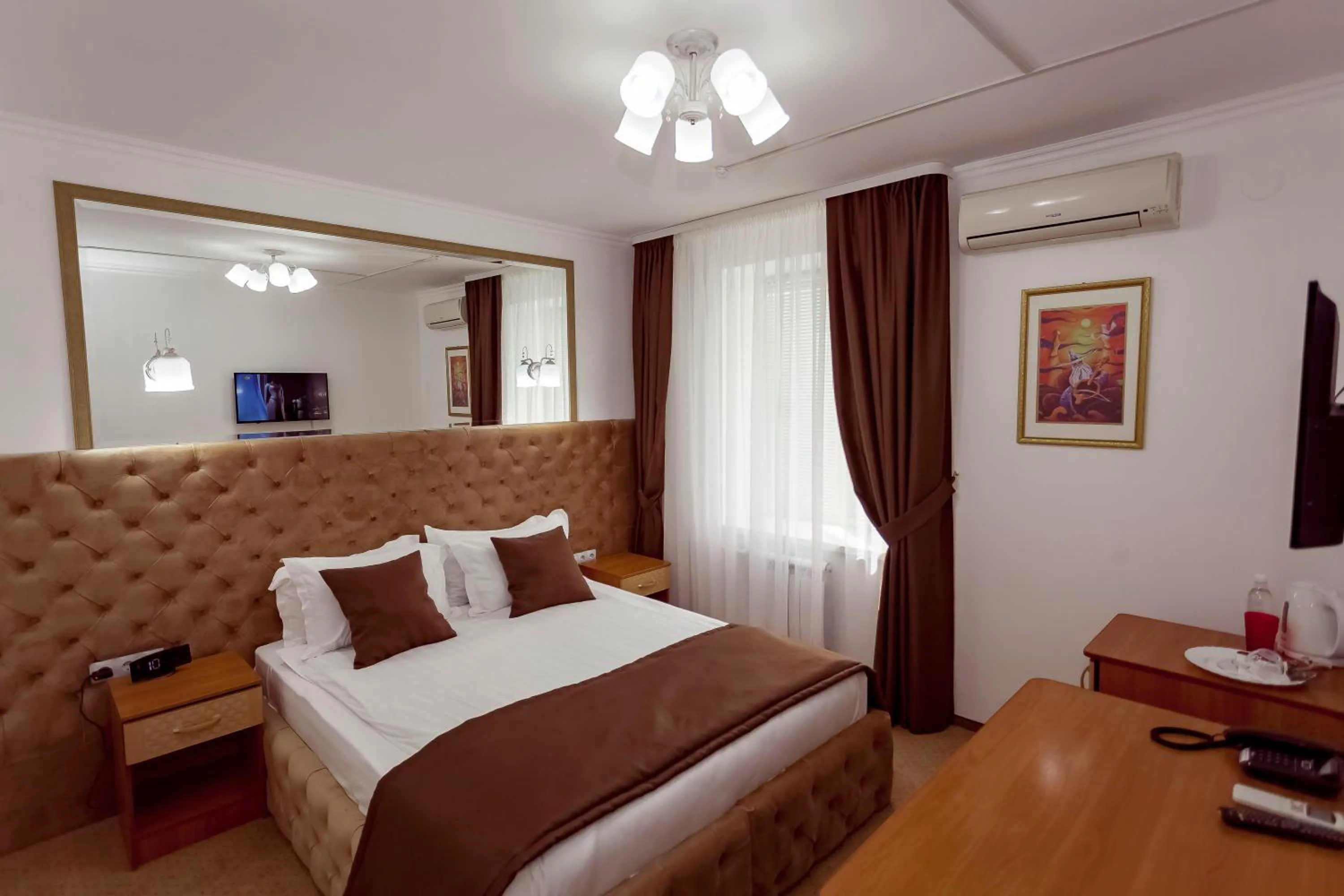 Bed in Kurmet Hotel