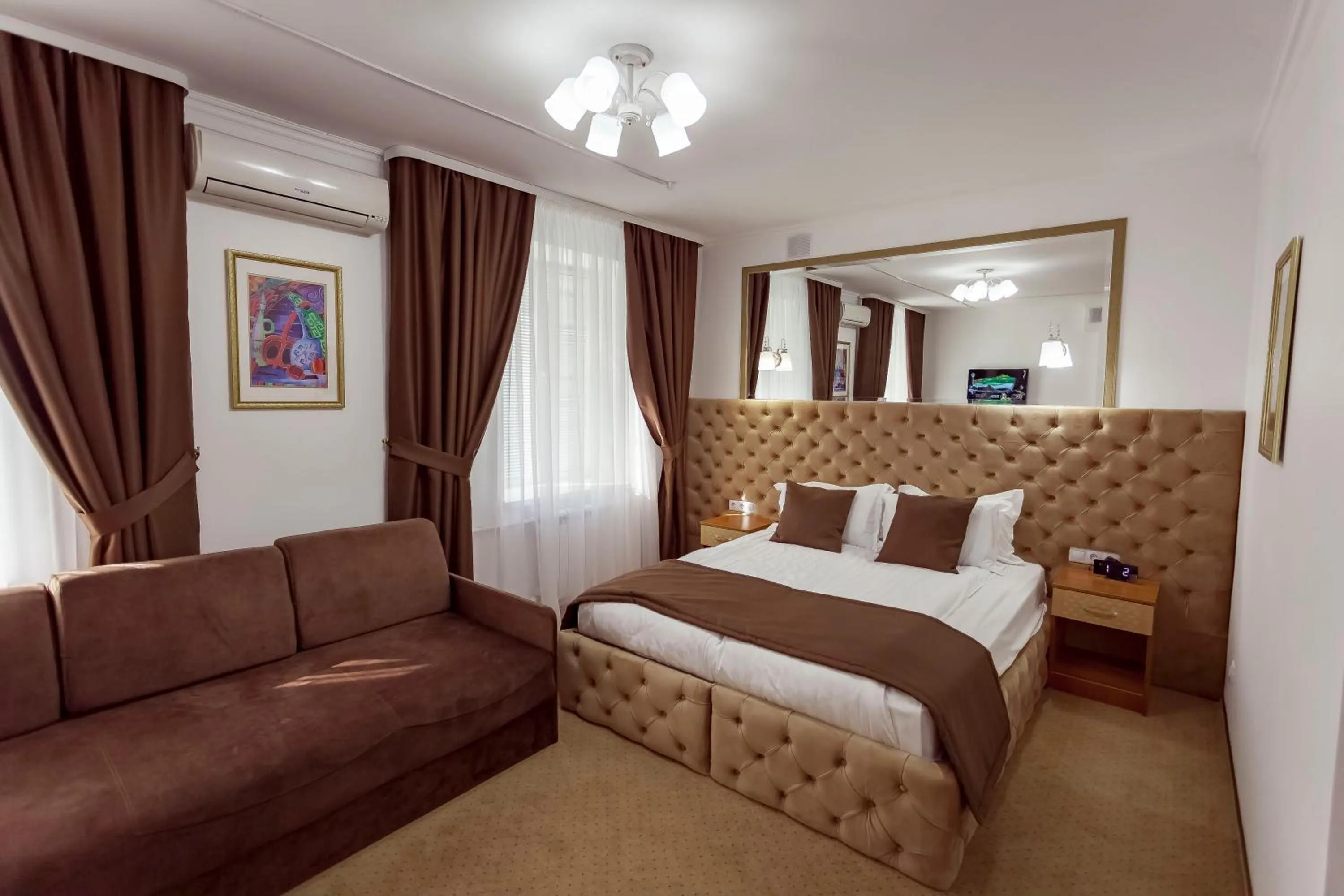 Photo of the whole room, Bed in Kurmet Hotel