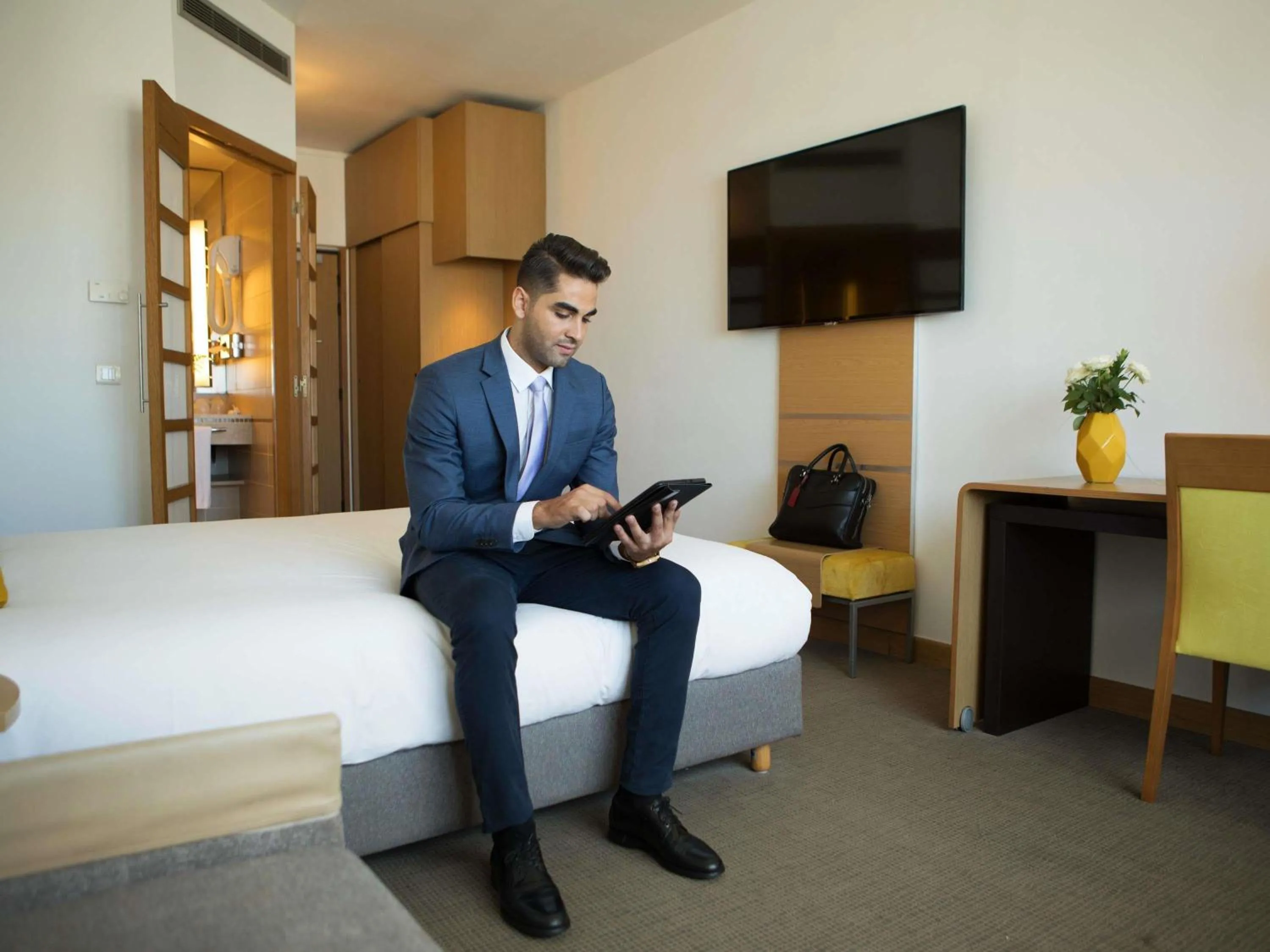 Bedroom, Bed in Novotel Casablanca City Center