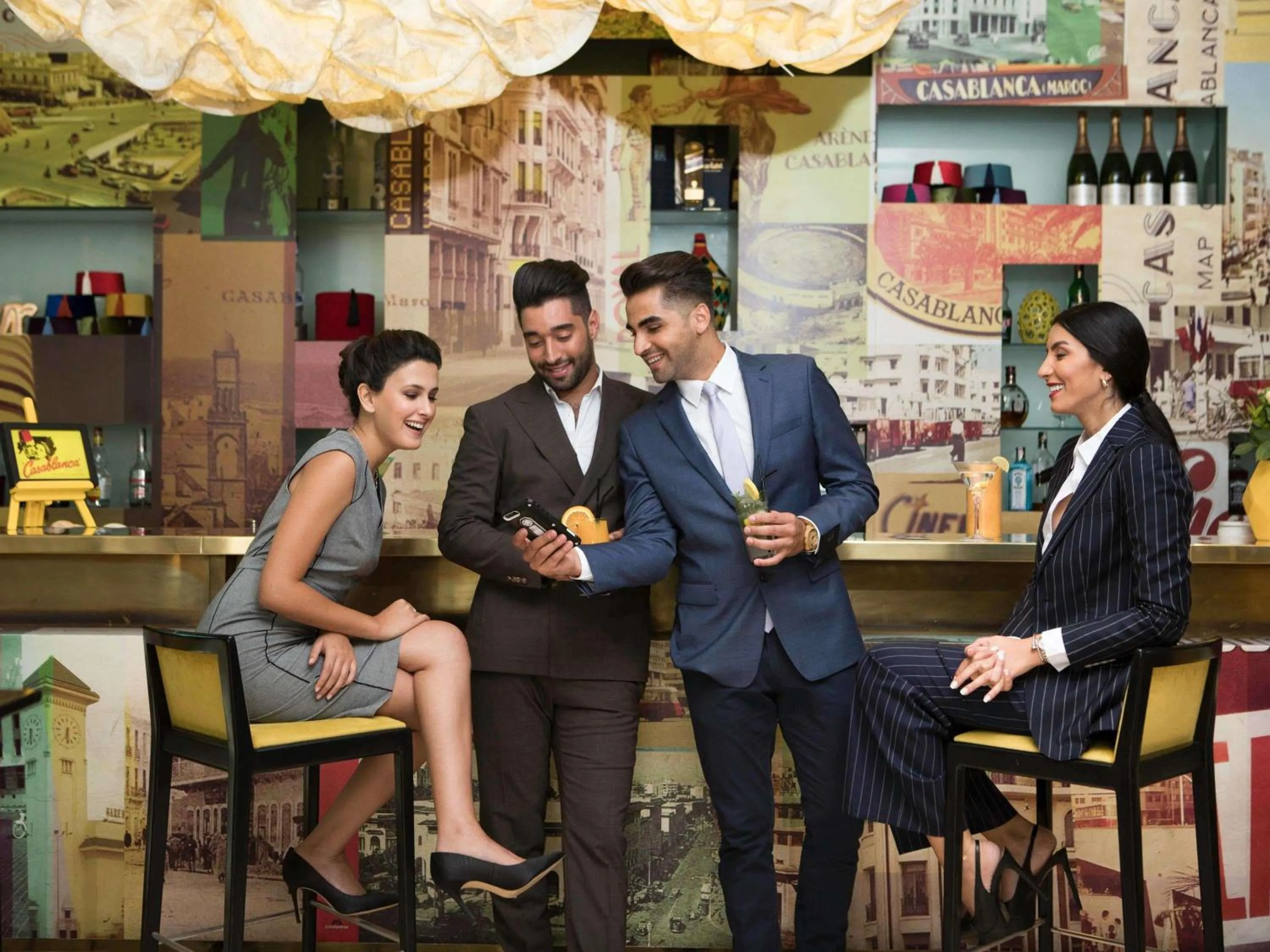 Lounge or bar in Novotel Casablanca City Center