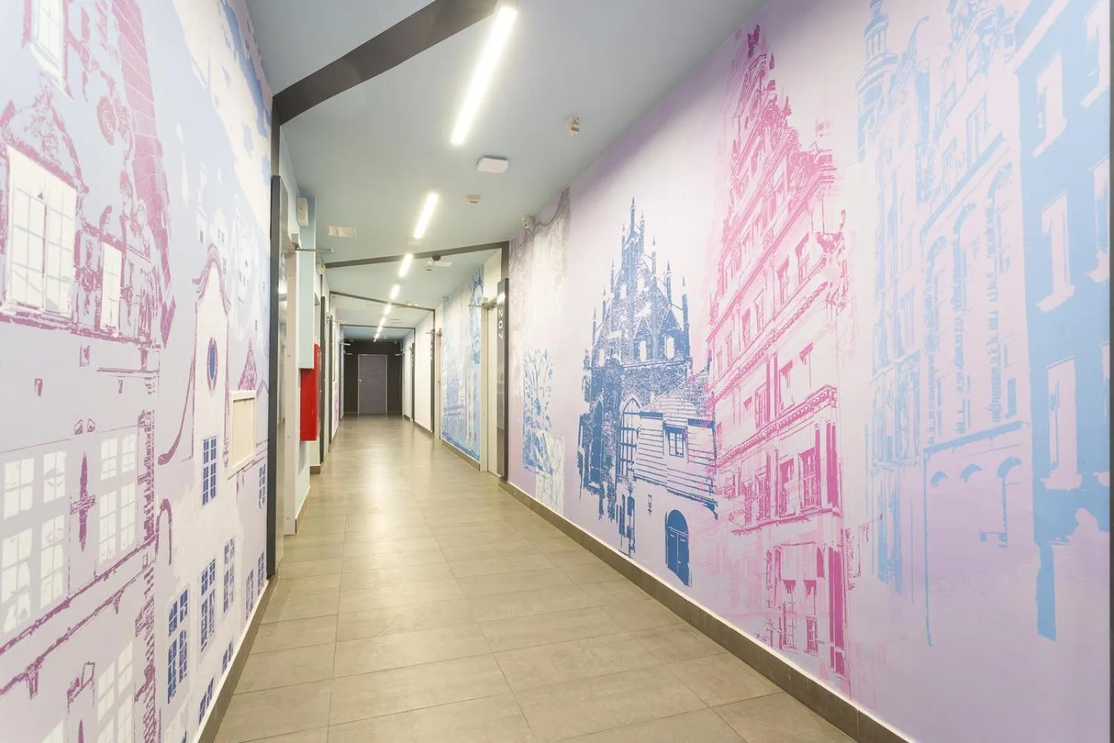 Lobby or reception in Moon Apartments Gdańsk