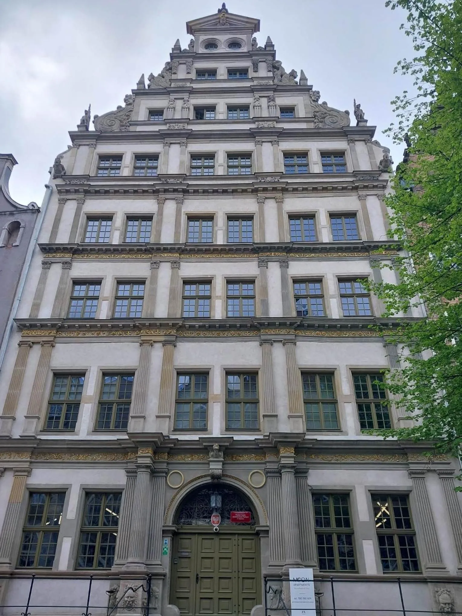 Property building in Moon Apartments Gdańsk