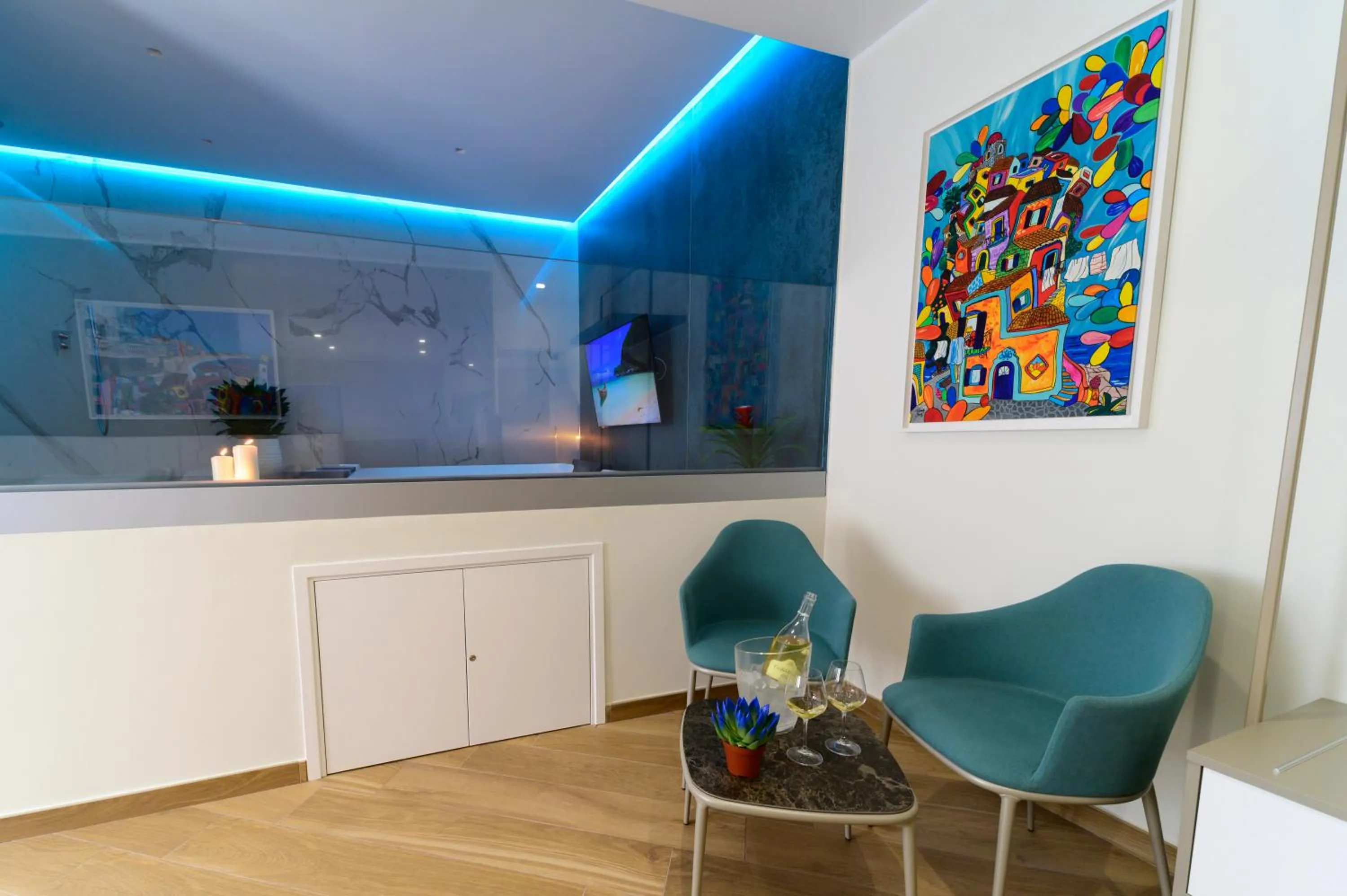 Living room in B&B Maqueda - Room & Suite