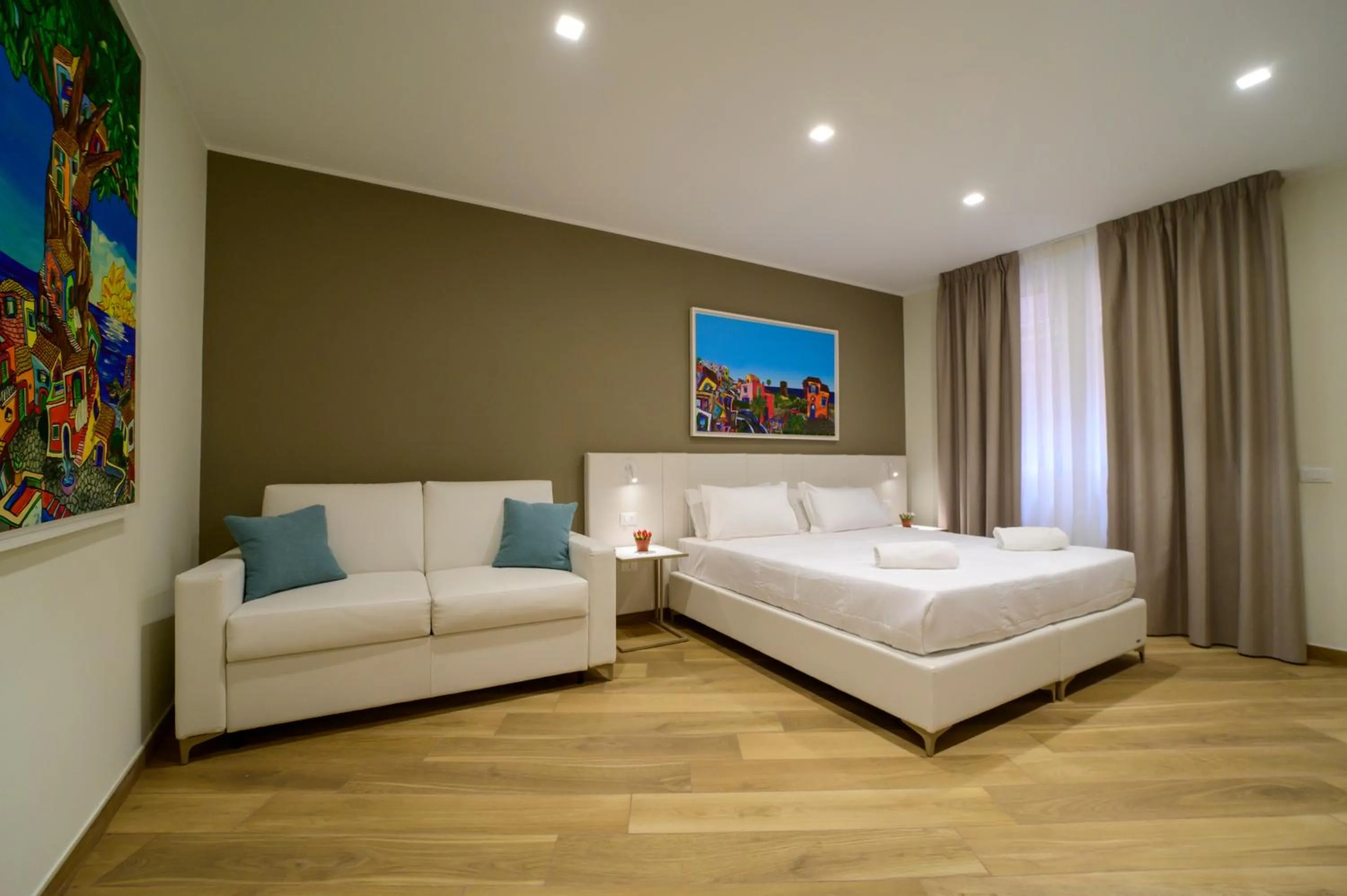 Bed in B&B Maqueda - Room & Suite