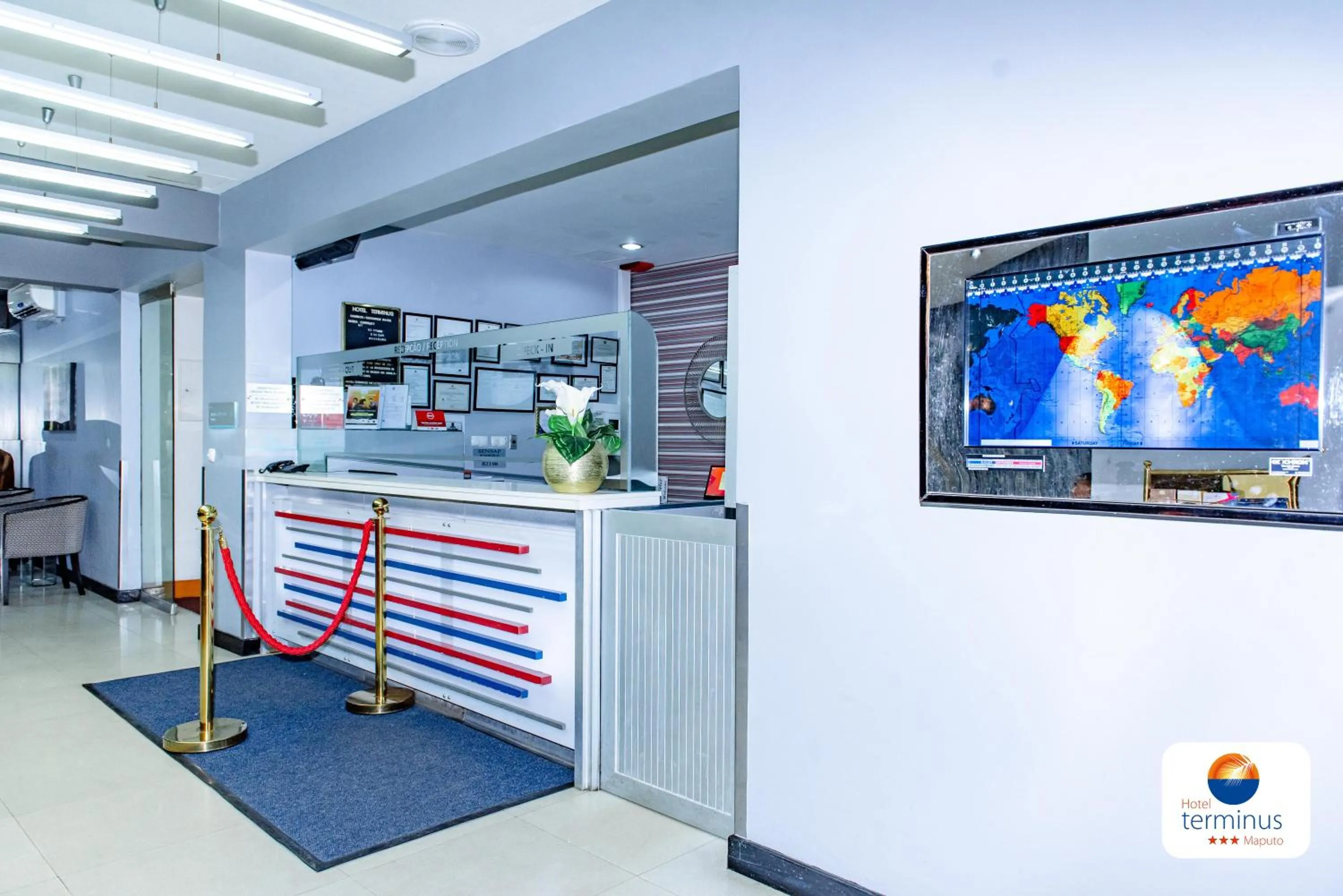 Lobby or reception in Hotel Terminus Maputo