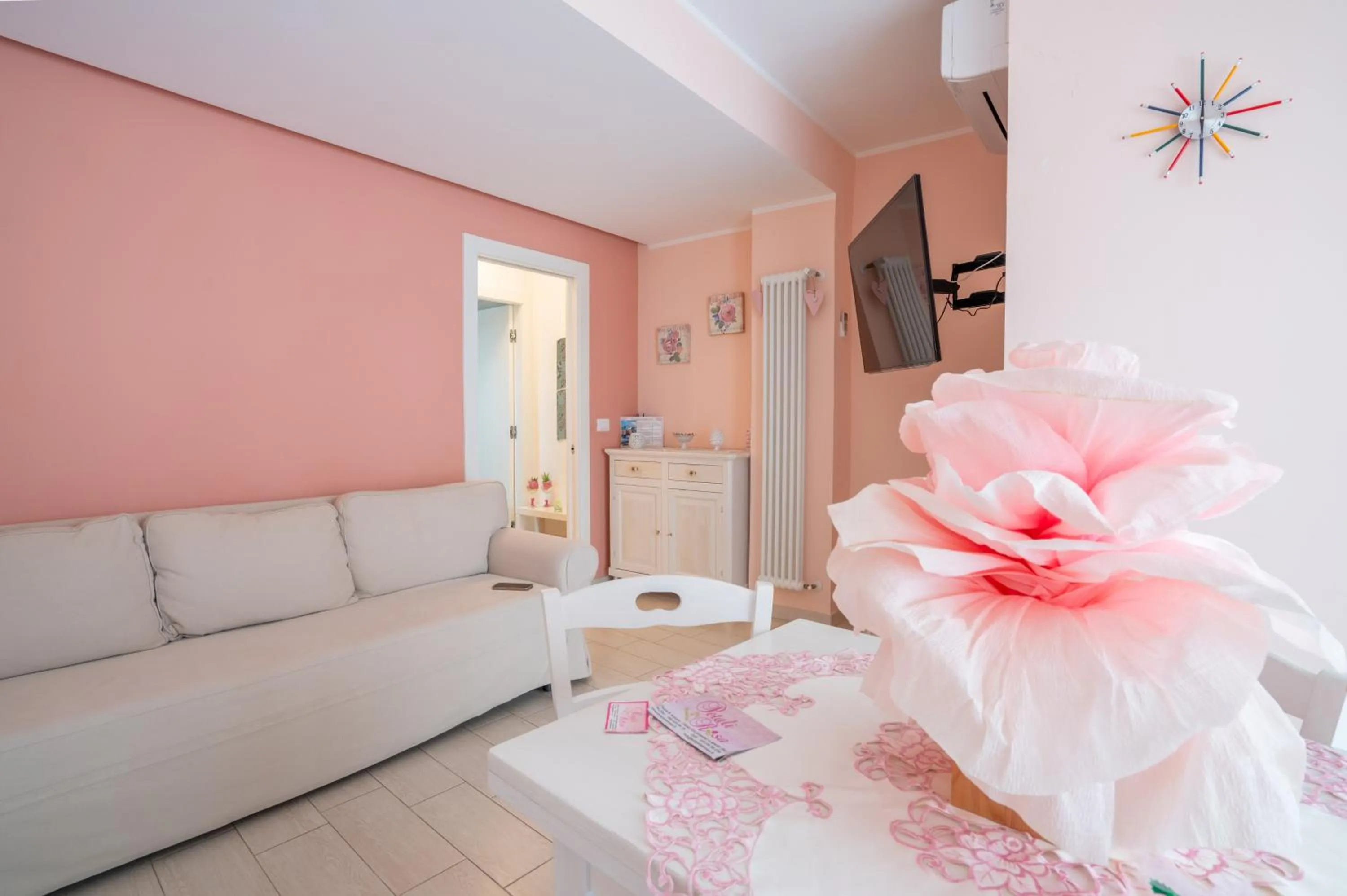 Living room in Petali Rosa - Dimora Peonia