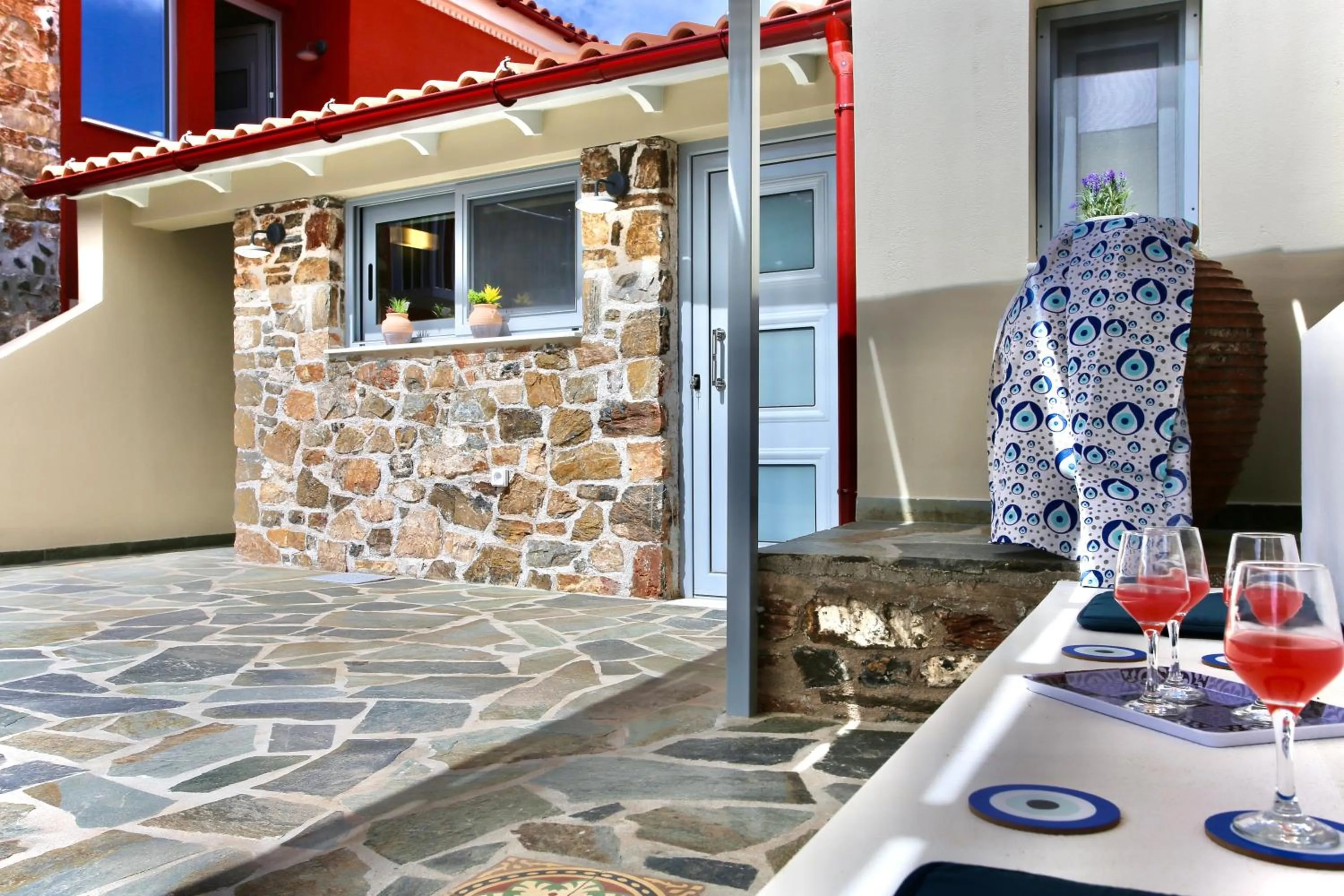 Seating area in GK Mediterranean Village - Airport Free Shuttle by GK Properties