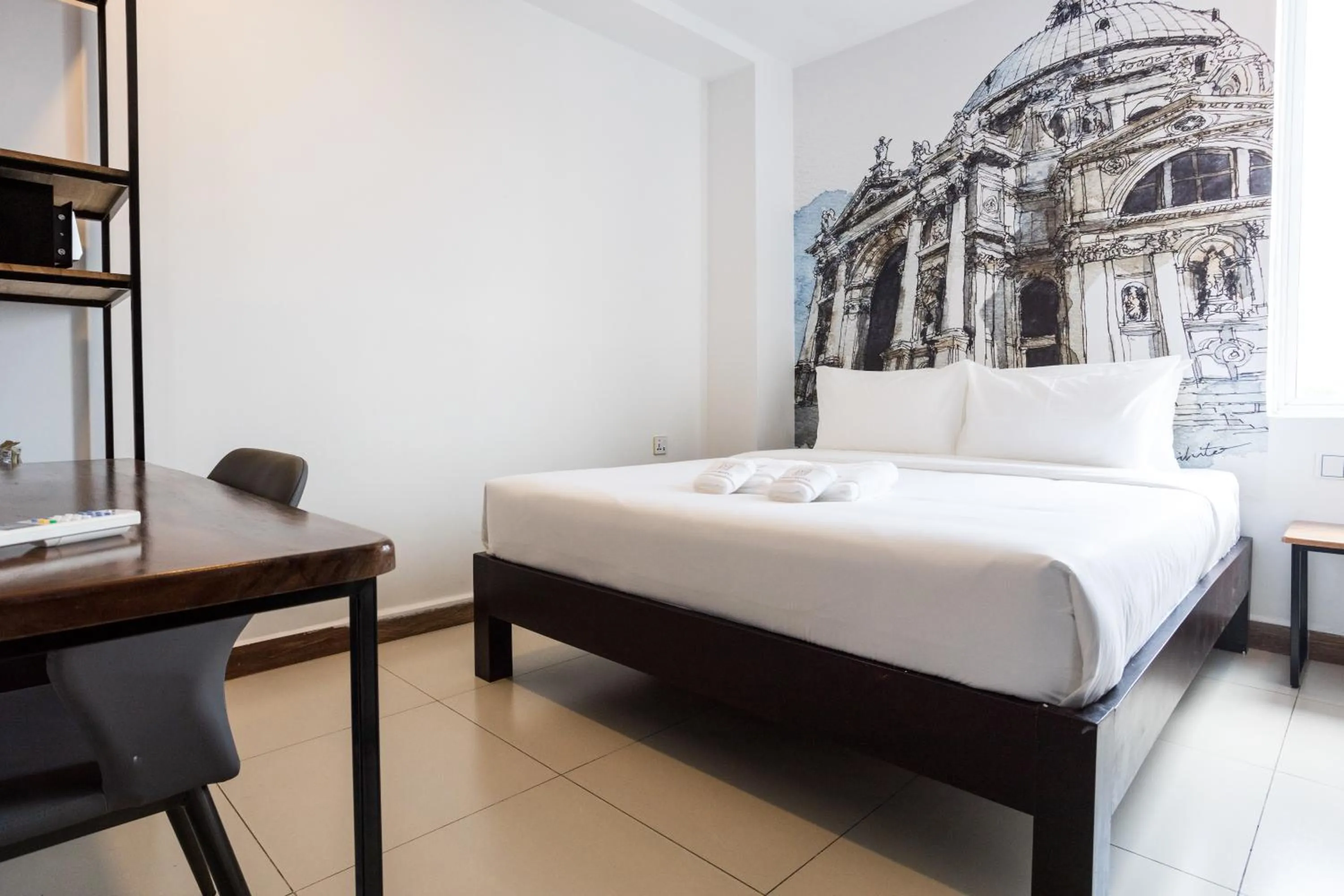 Bedroom, Bed in Times Hotel at Bassac Lane