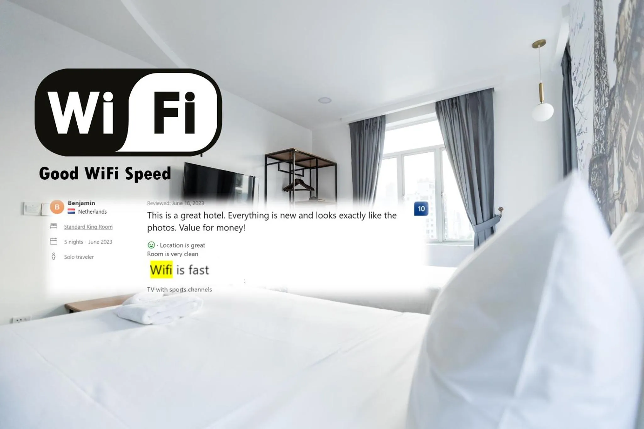 Logo/Certificate/Sign, Bed in Times Hotel at Bassac Lane