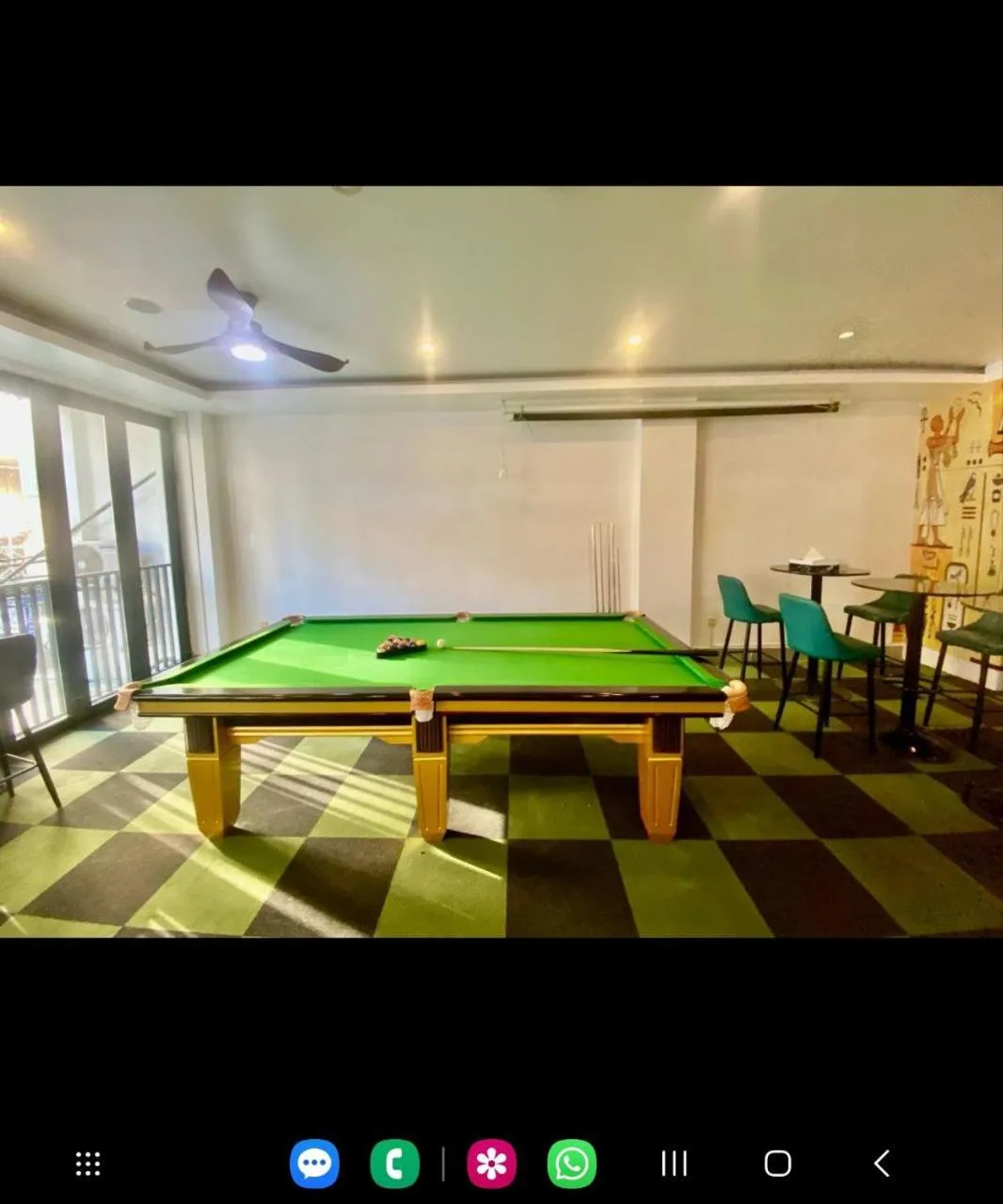 Billiard in Times Hotel at Bassac Lane