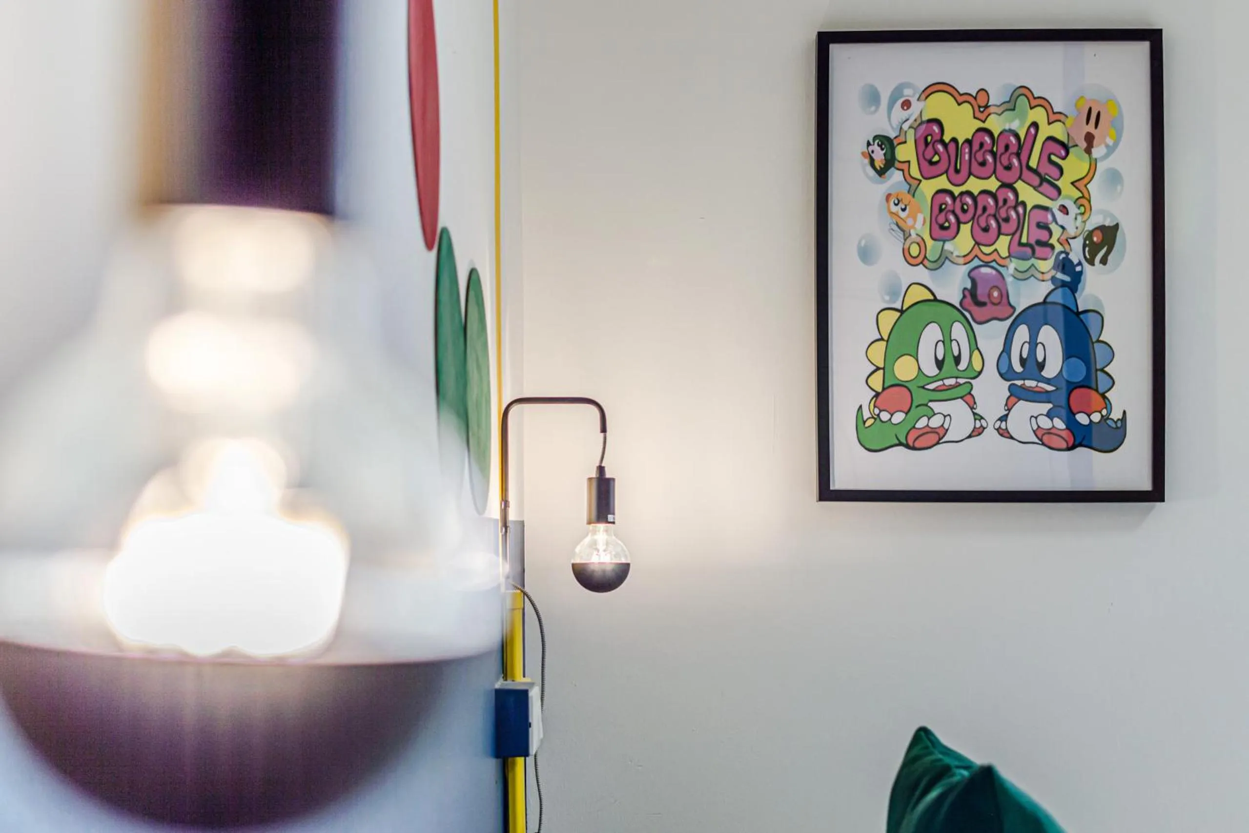 Decorative detail in Game Rooms Experience