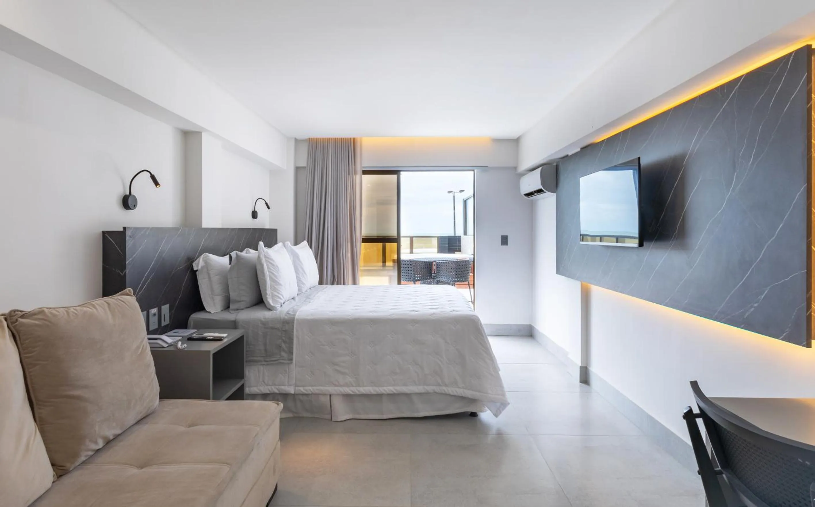 Bed in Slaviero João Pessoa